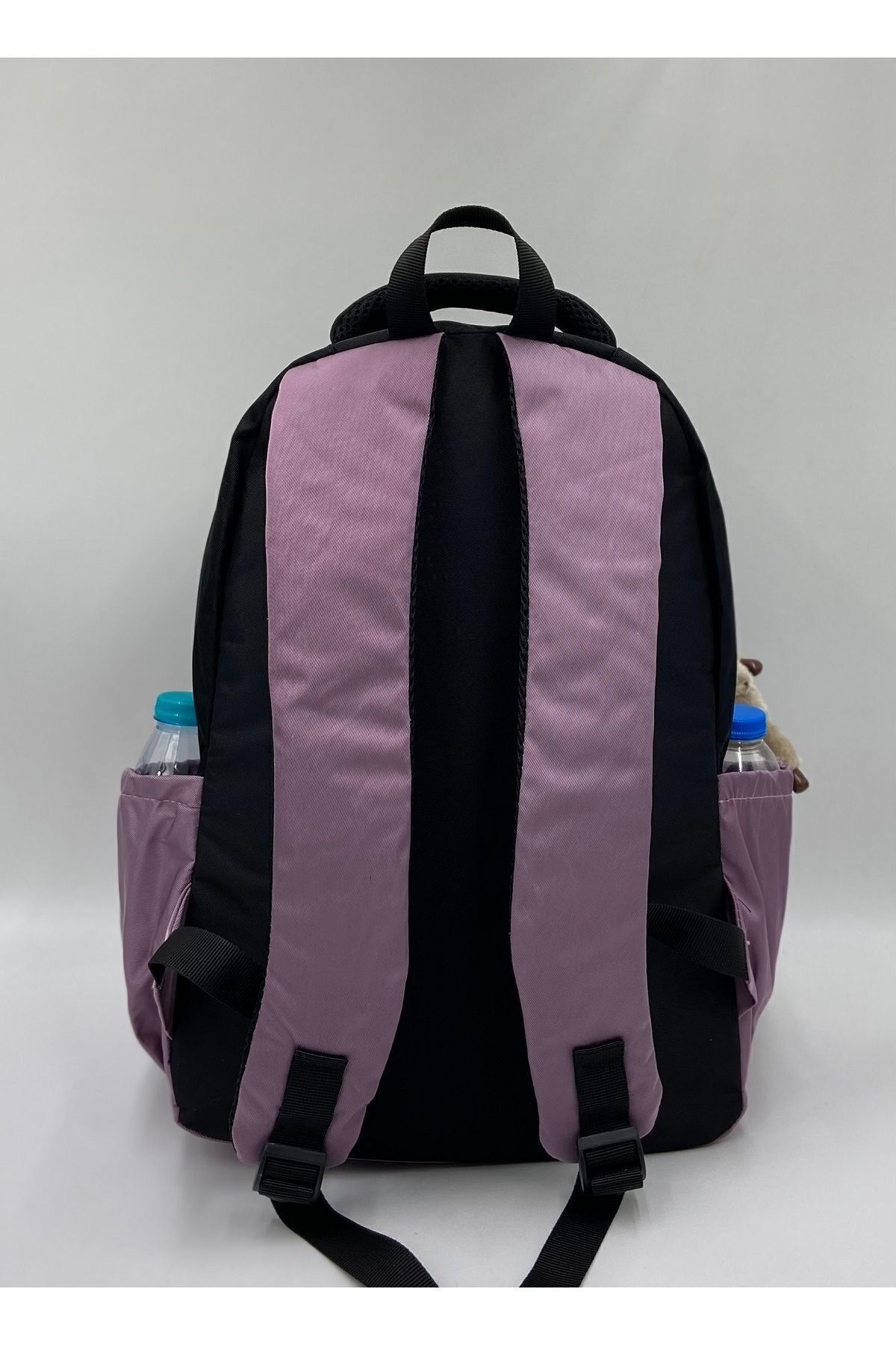 کوله پشتی زنانه خاکی Bevitton | 180001mix اورجینال - تصویر 8