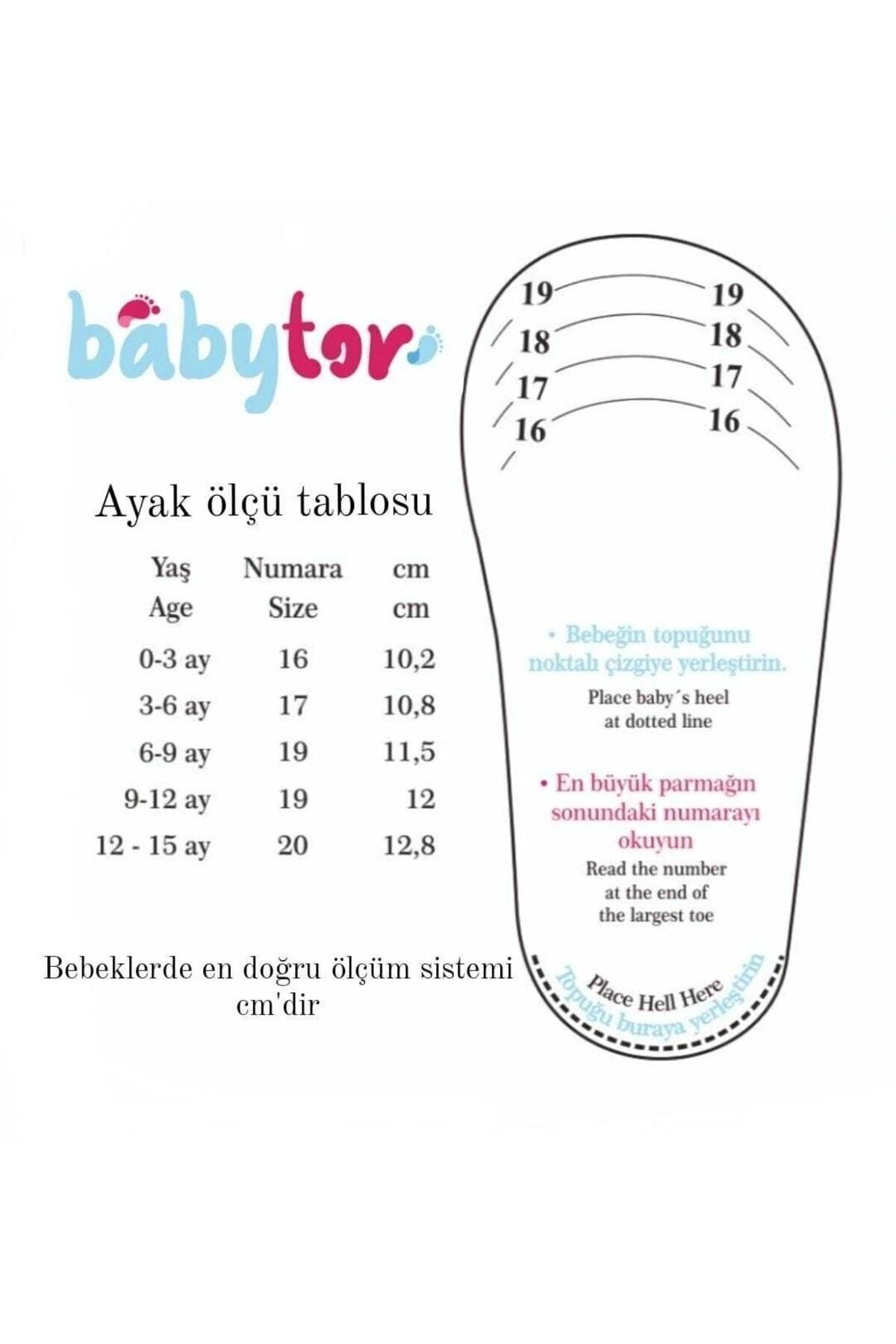 Babytor Beyaz Spor Bebek Ayakkabısı fotoğrafı 5 (önizleme)