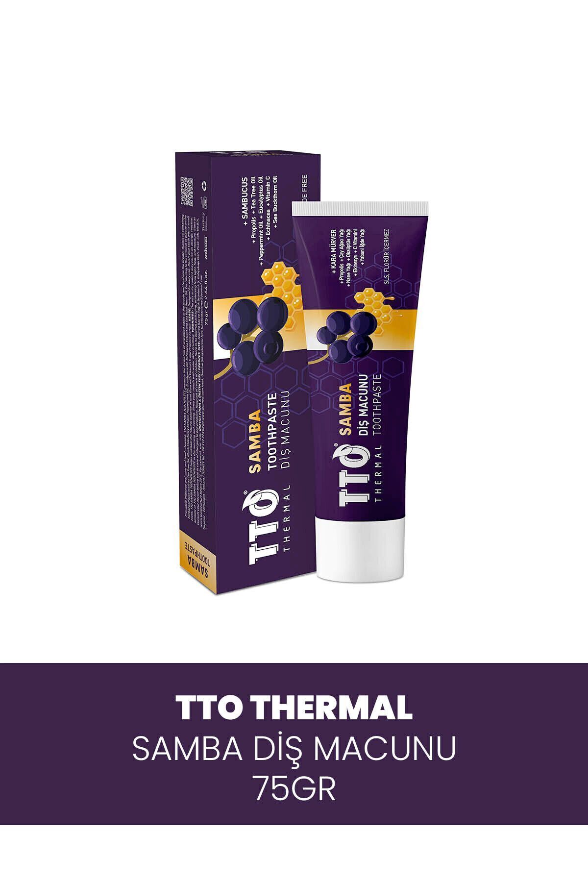 خمیردندان خمیر دندان سامبا 75 زخم بوی بد دهان SLS FLORIDE در داخل روغن درخت چای SAMBUCUS PROPOLIS نیست Tto
