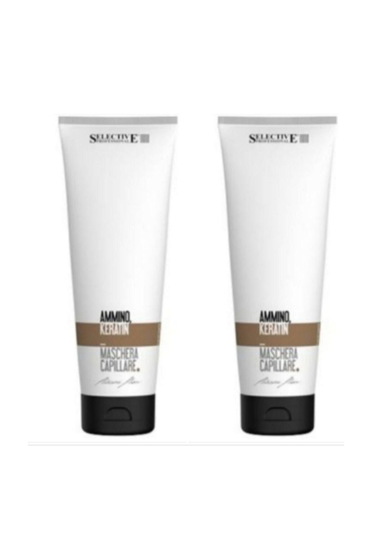 Selective Professional 2 Adet Protek Ammino Keratin  300ml  Saç Maskesi — 0036