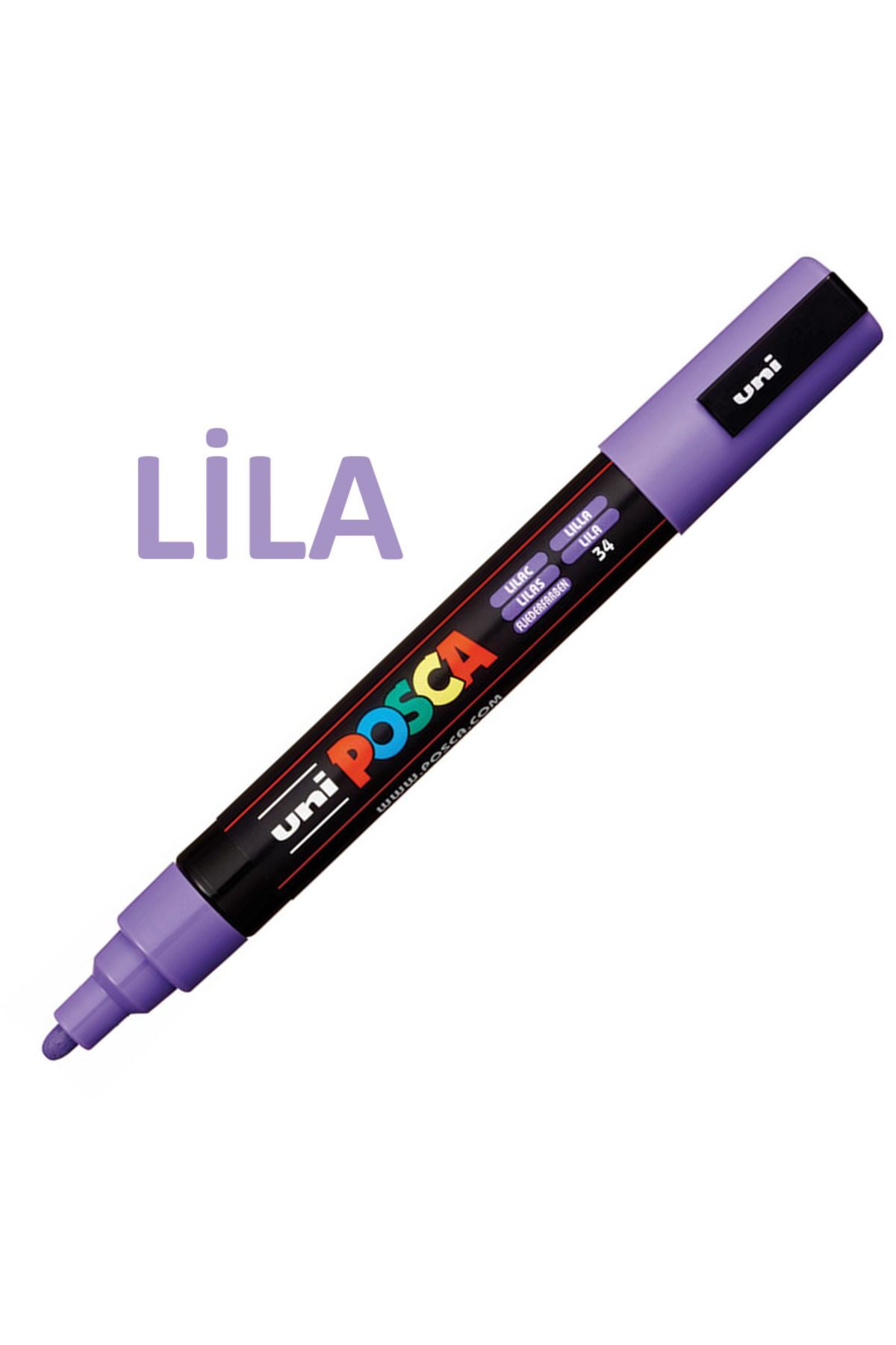 Posca Purple Marker Pc-5m (1.8-2.5mm) Poska Pc5m Pc-5m