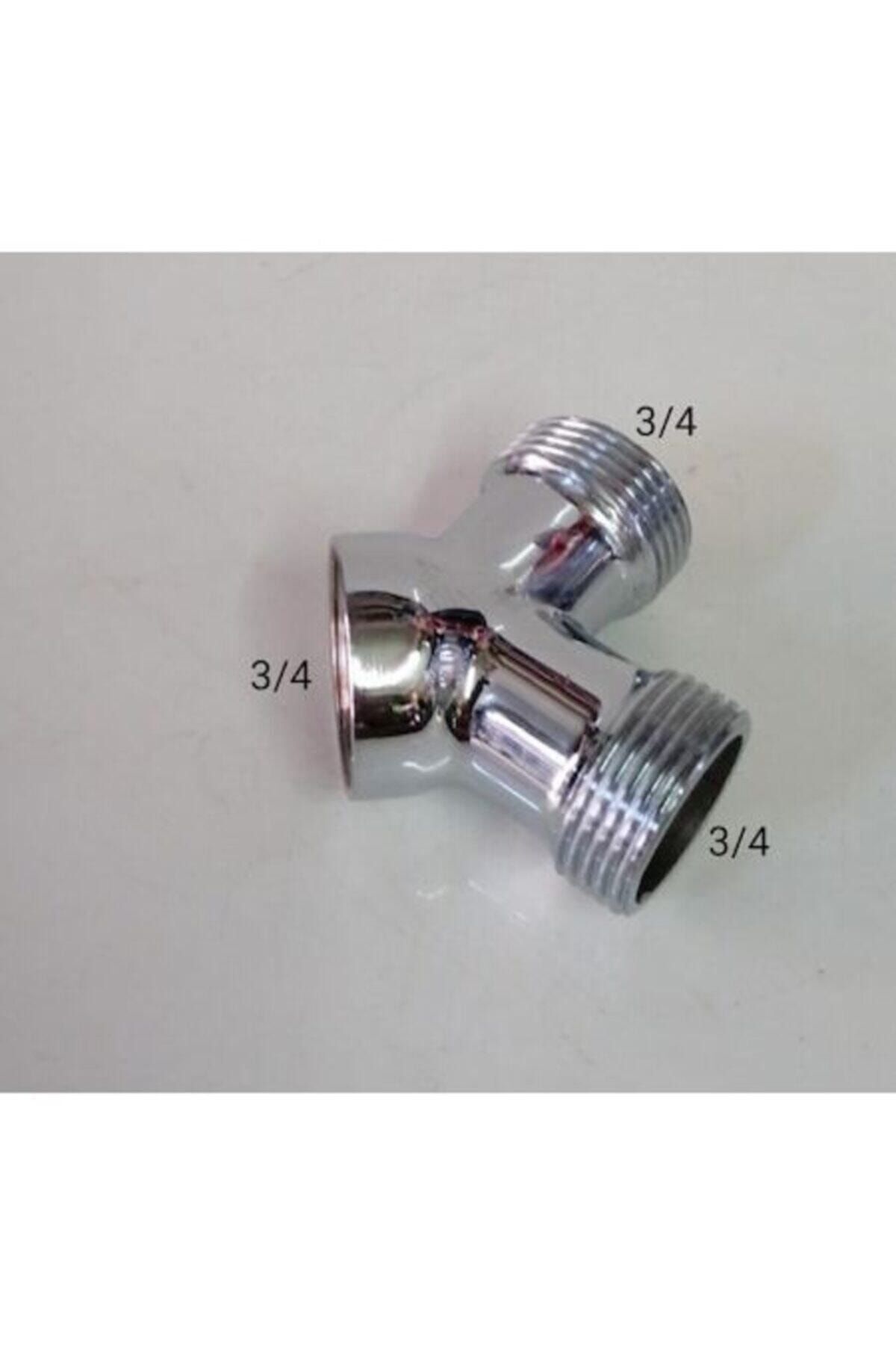 KROM Çamaşır - Bulaşık Makinesi Musluk Çatalı Aparatı Çift Çıkış