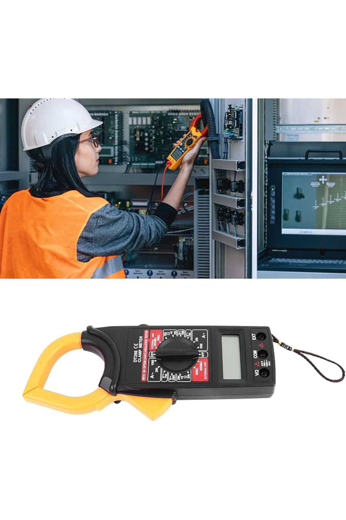 Greathings-Clamp Meter Measuring Tool, Digital Ammeter, Digital Clamp Meter Digital Amper Meter & Multi Meter 6