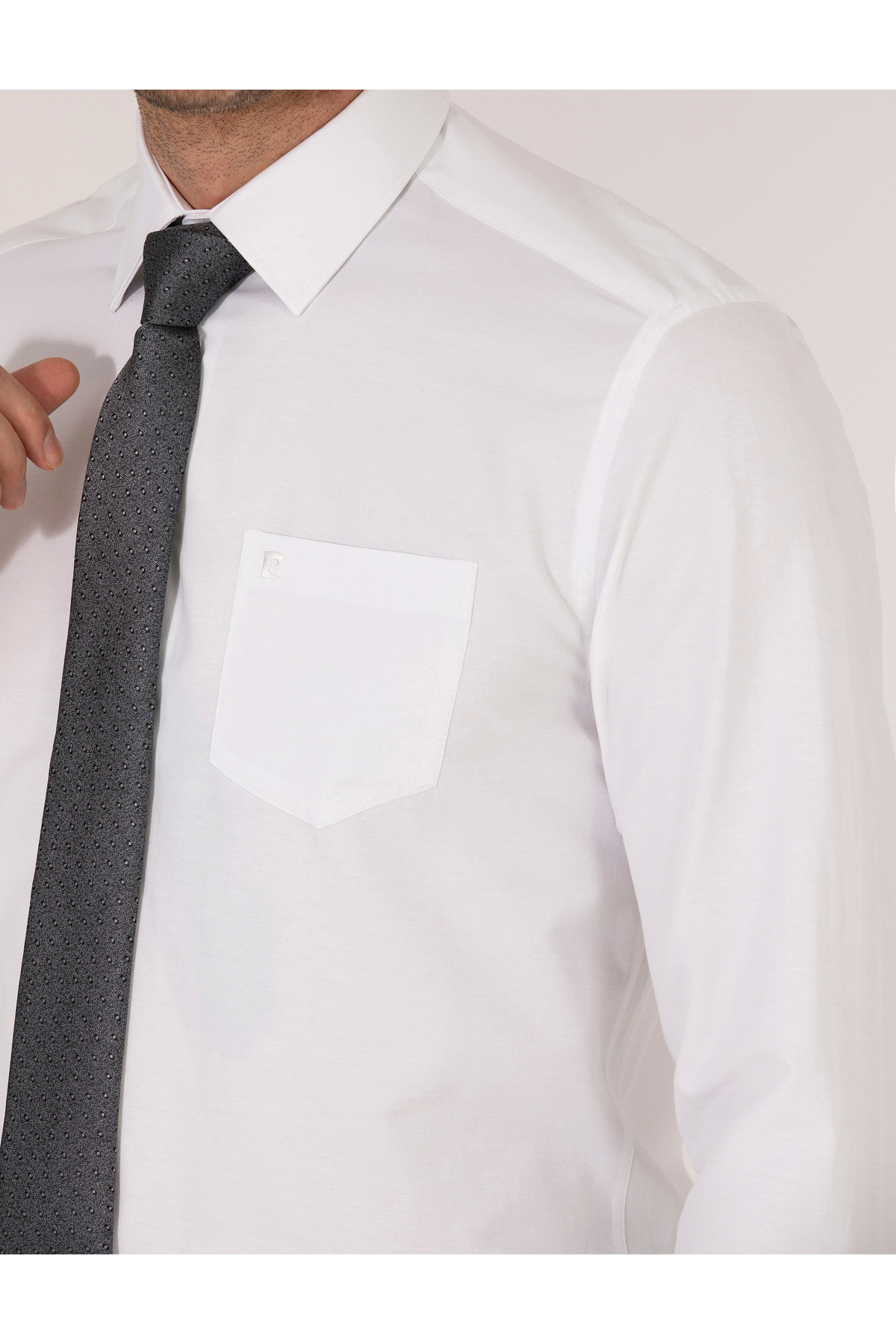 پیراهن مردانه سفید پیرکاردین | 1976545 اورجینال - تصویر 6