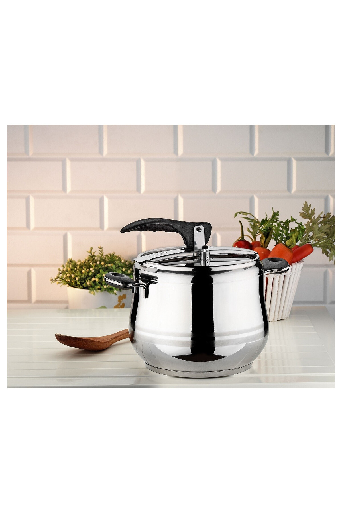 Hascevher Esila Güveç Düdüklü Tencere 7,0 Lt - Siyah