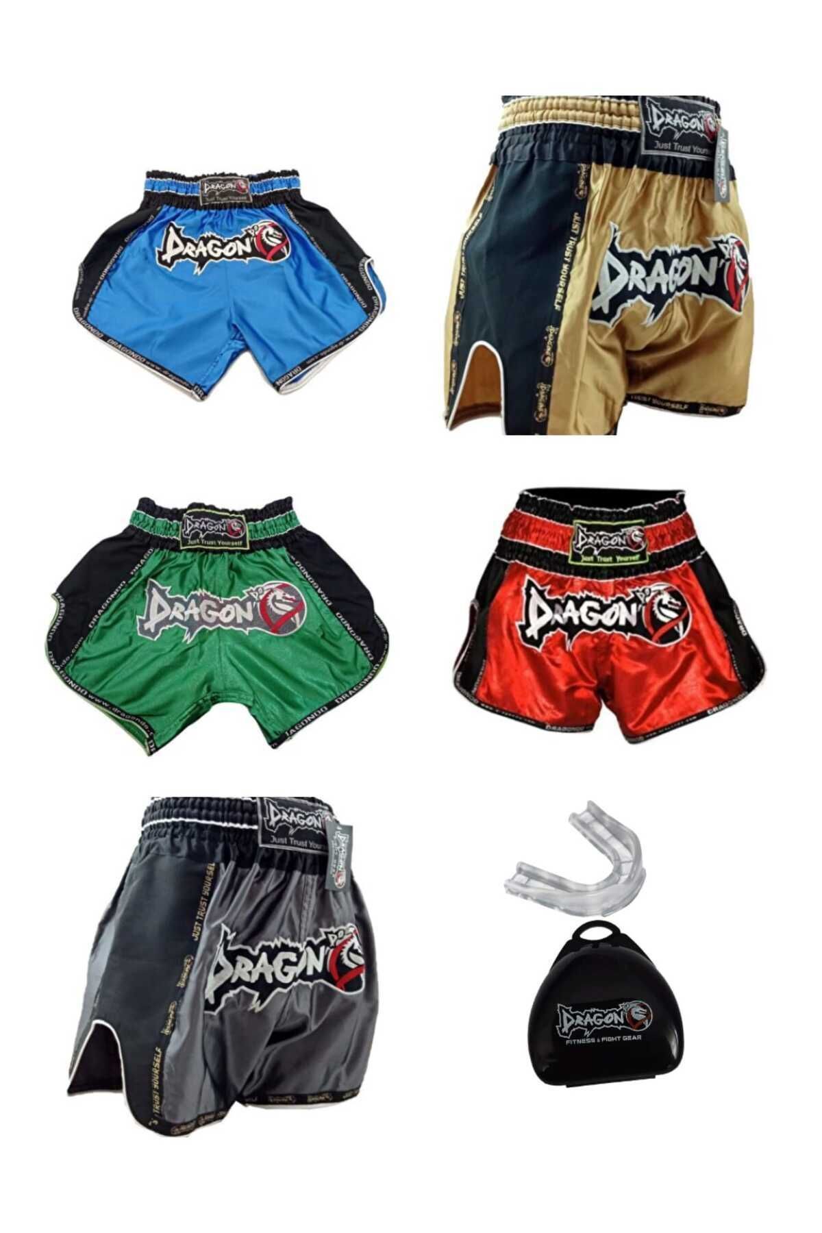 تجهیزات بوکس سبز ورزش های ورزشی و شورت یکپارچهسازی با سیستمعامل Muay Thai MT3075 Dragondo