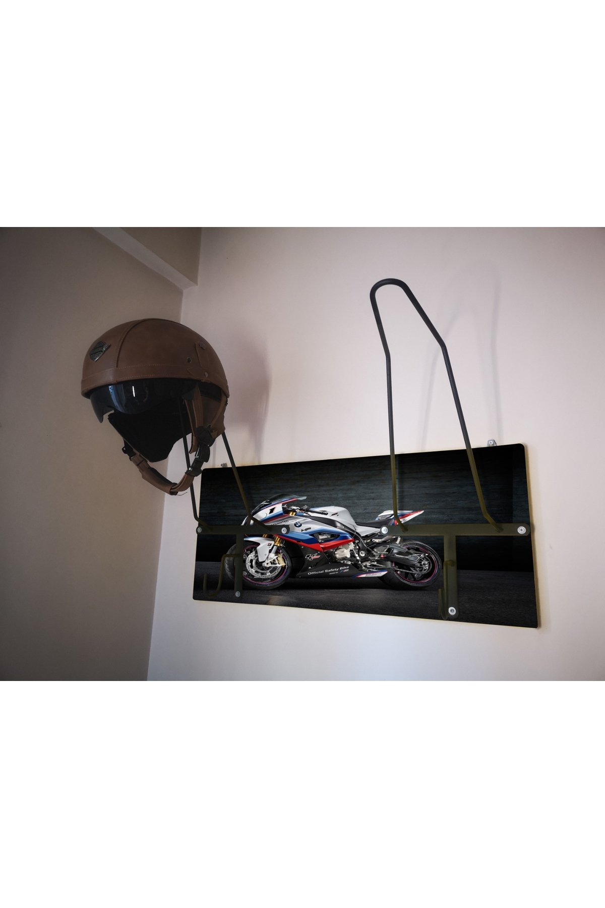 Motorcycle Helmet Hanger, Motor Helmet Hanger, BMWX2V1