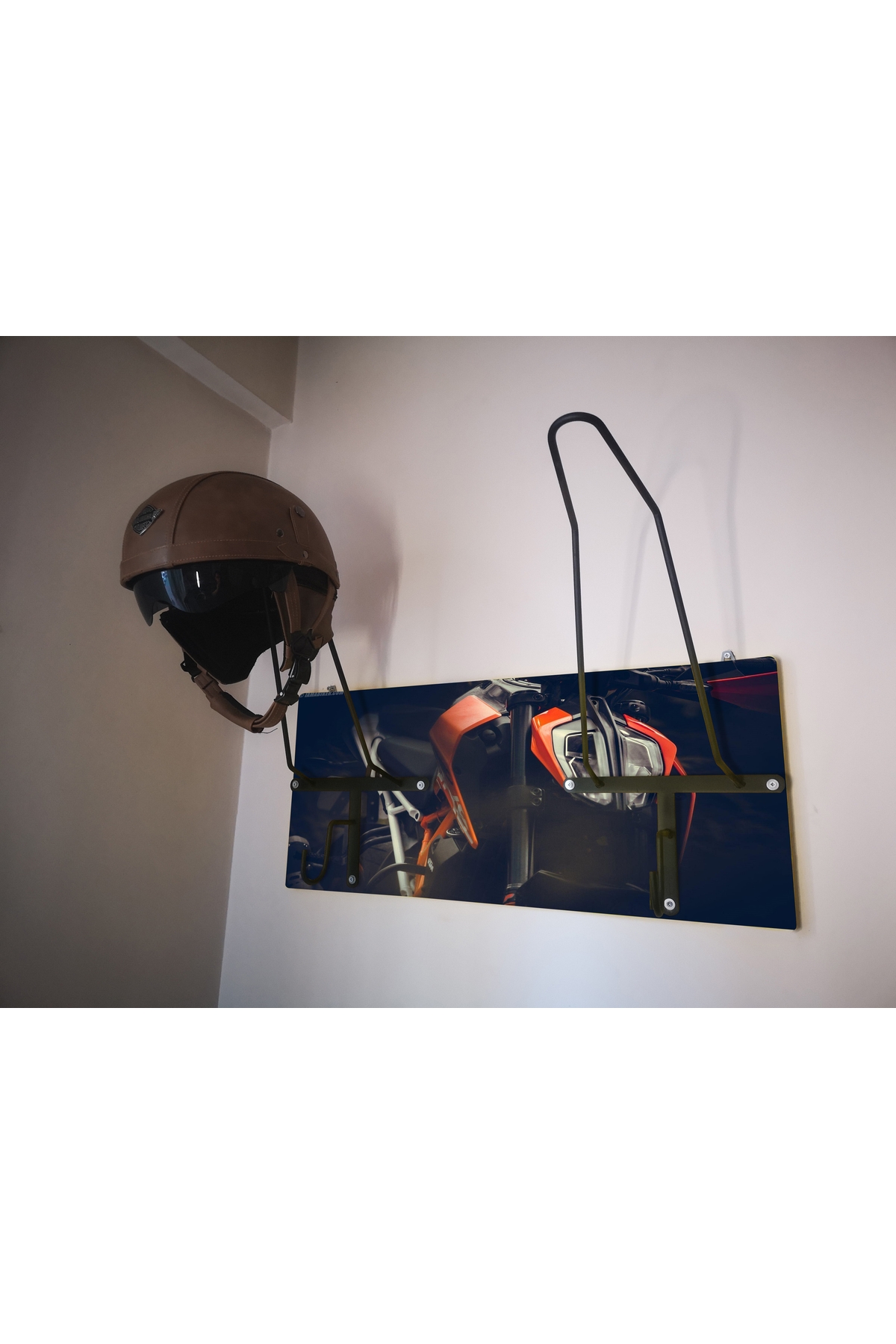 Motorcycle Helmet Hanger, Motor Helmet Hanger, Helmet Hanger KTMX2V4