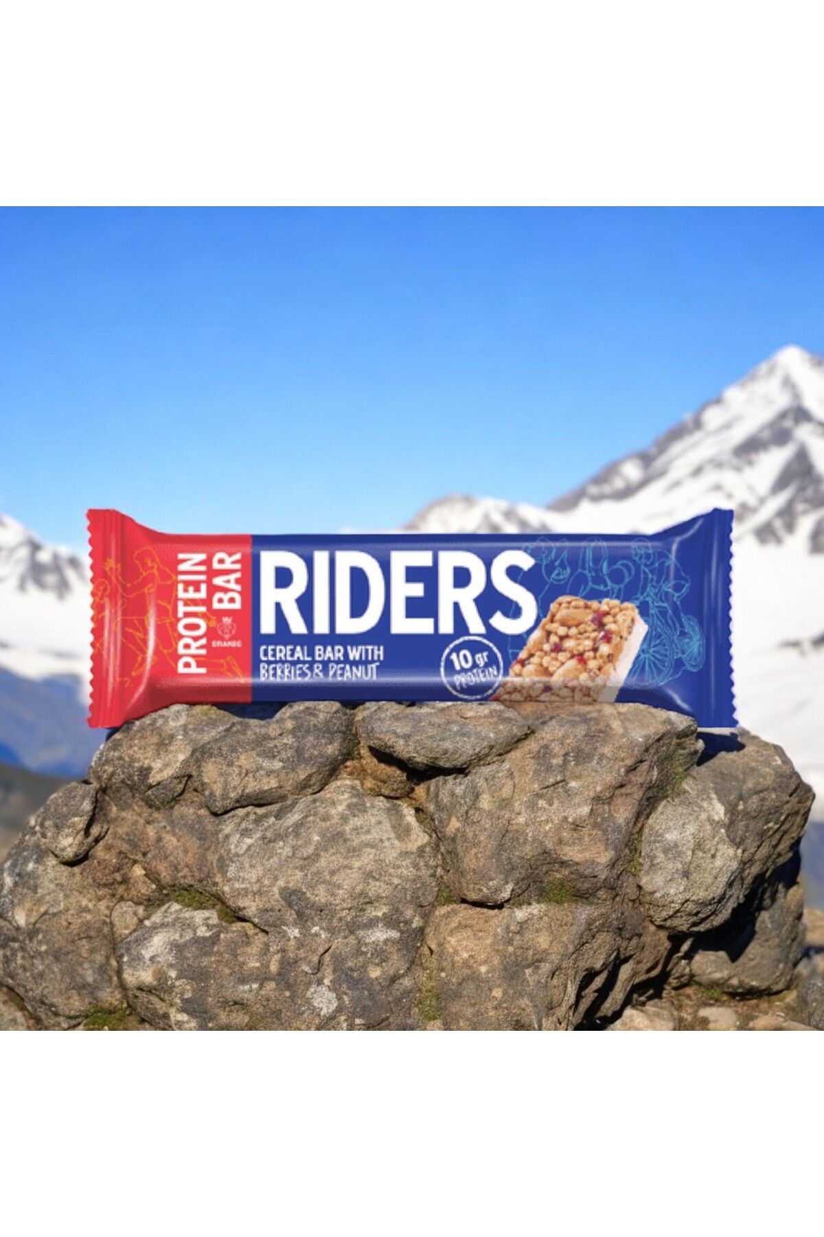 3 ADET Riders Protein Bar 50 Gr