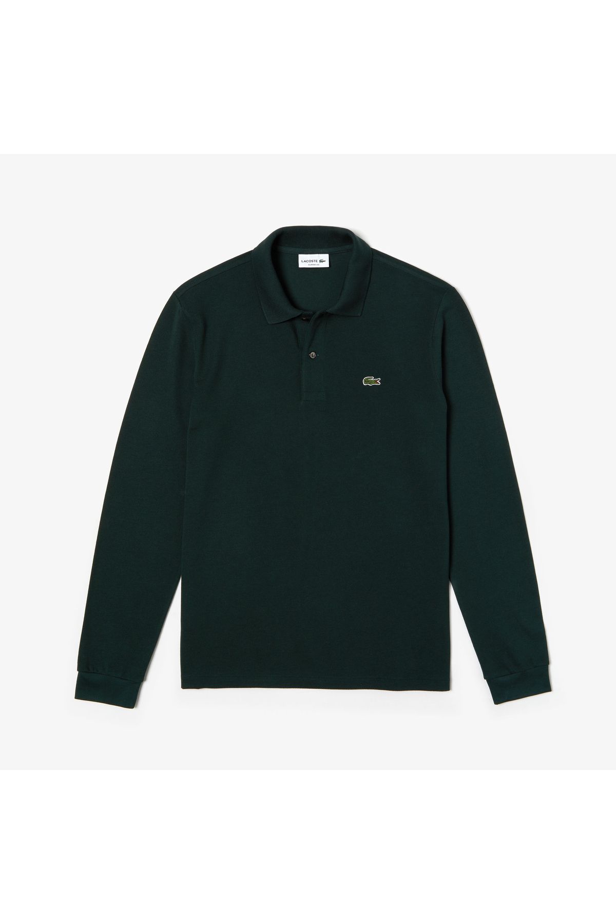 Lacoste L.12.12 کلاسیک مناسب مردانه آستین بلند تیره چوگان
