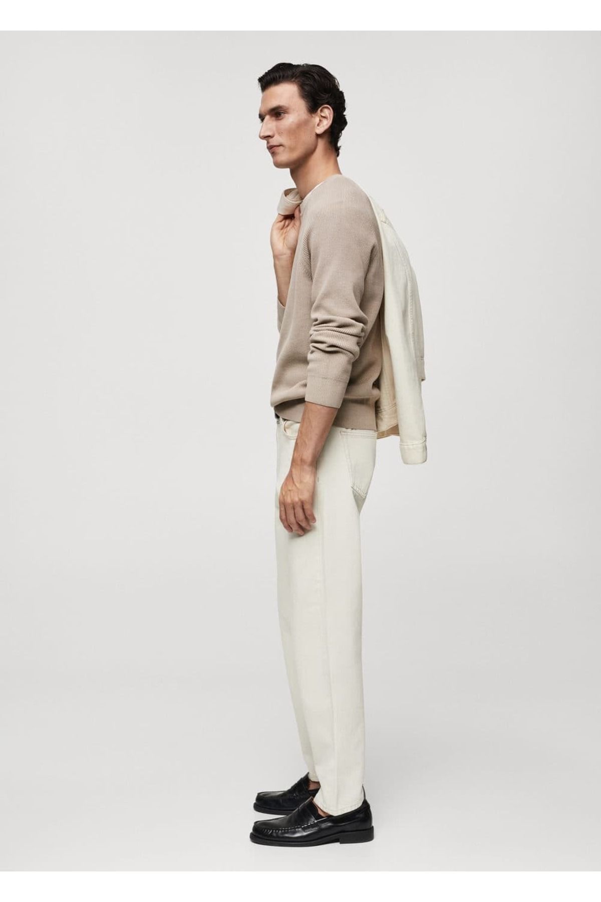 MANGO Man-Ripppullover mit Rundhalsausschnitt 6