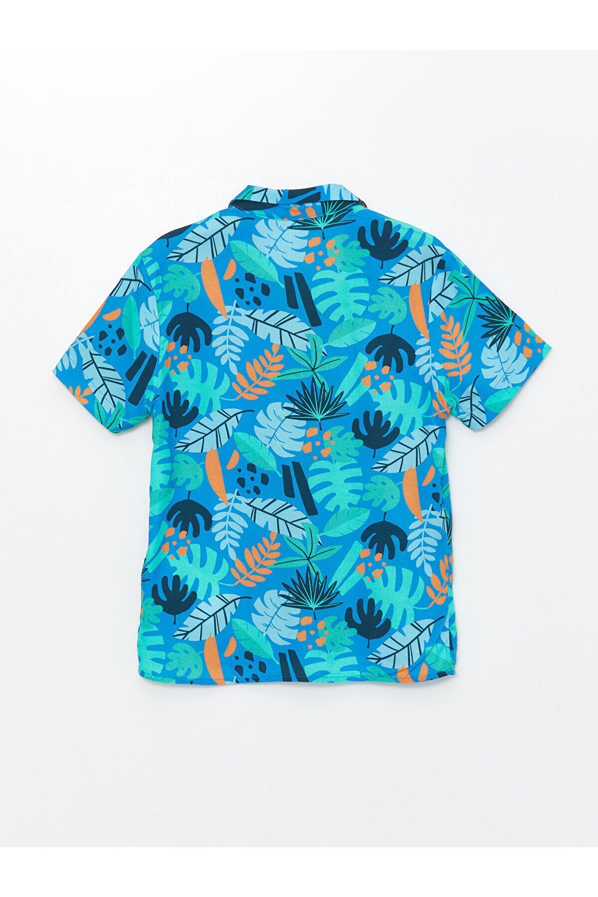 LC Waikiki-LCW Bedrucktes Kurzarmhemd mit Resort-Kragen für Baby Jungen 2