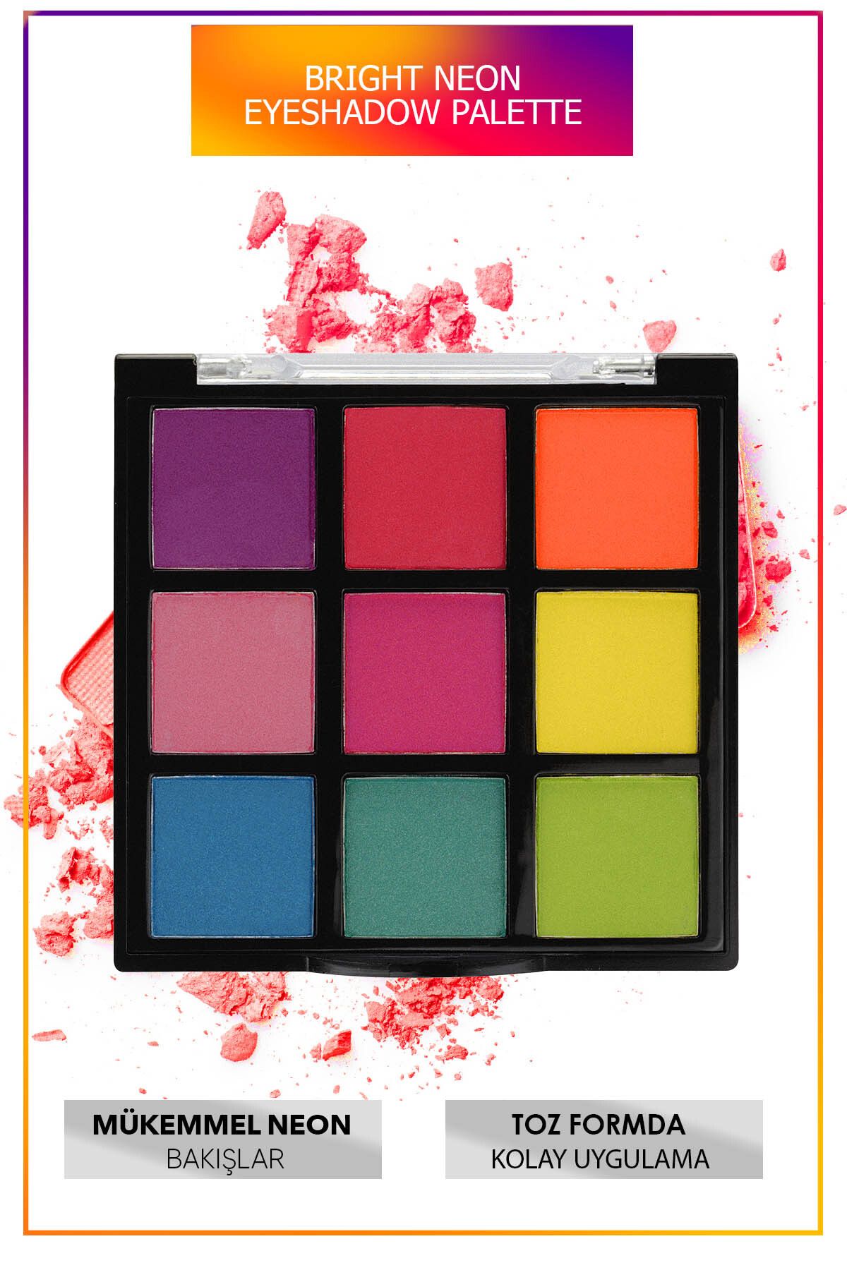 Lollis-Neon Eyeshadow Palette - Bright Eyeshadow Palette 2