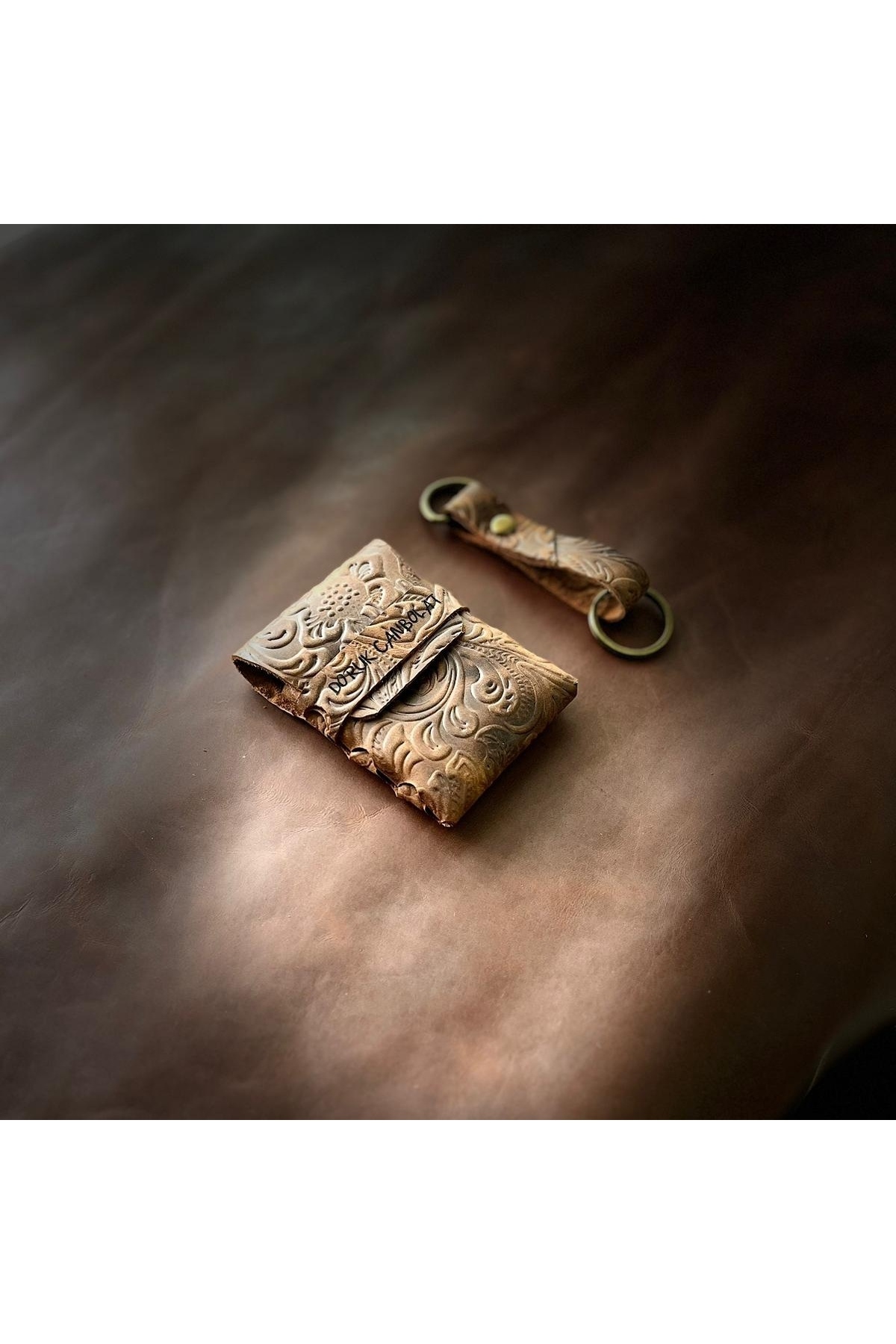 BARISTA GENUINE LEATHER HAND MADE ORIGAMI CARD HOLDER, WALLET