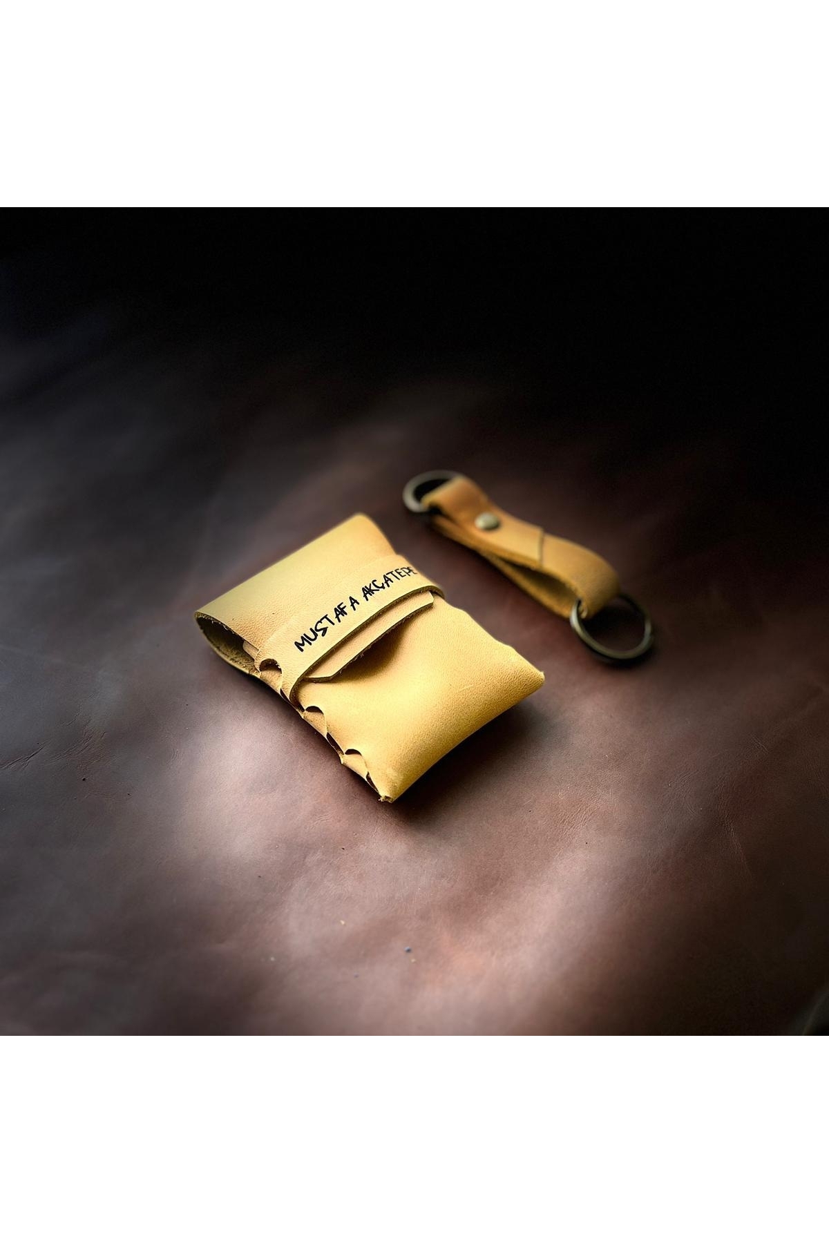 BARISTA GENUINE LEATHER HAND MADE ORIGAMI CARD HOLDER, WALLET V12