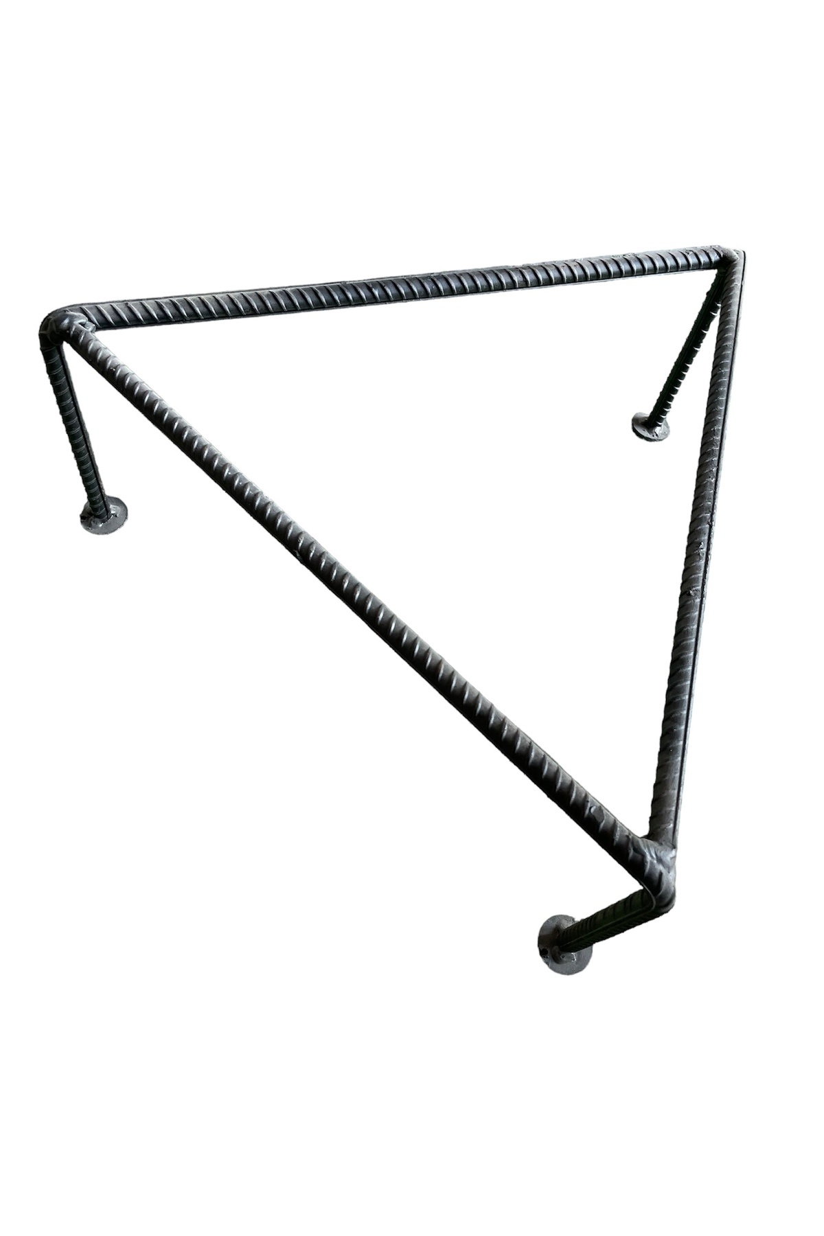 TOPSÖKEN Sac Ayağı Ocak 40 x 40 Cm Kalın Demir Büyük Boy