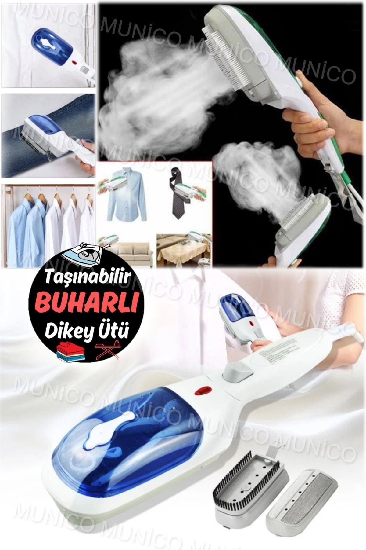 teknotrust-220-240V Ideal Clothes Flat Iron Compact Portable Ironing Machine - for Home and Office Use 2