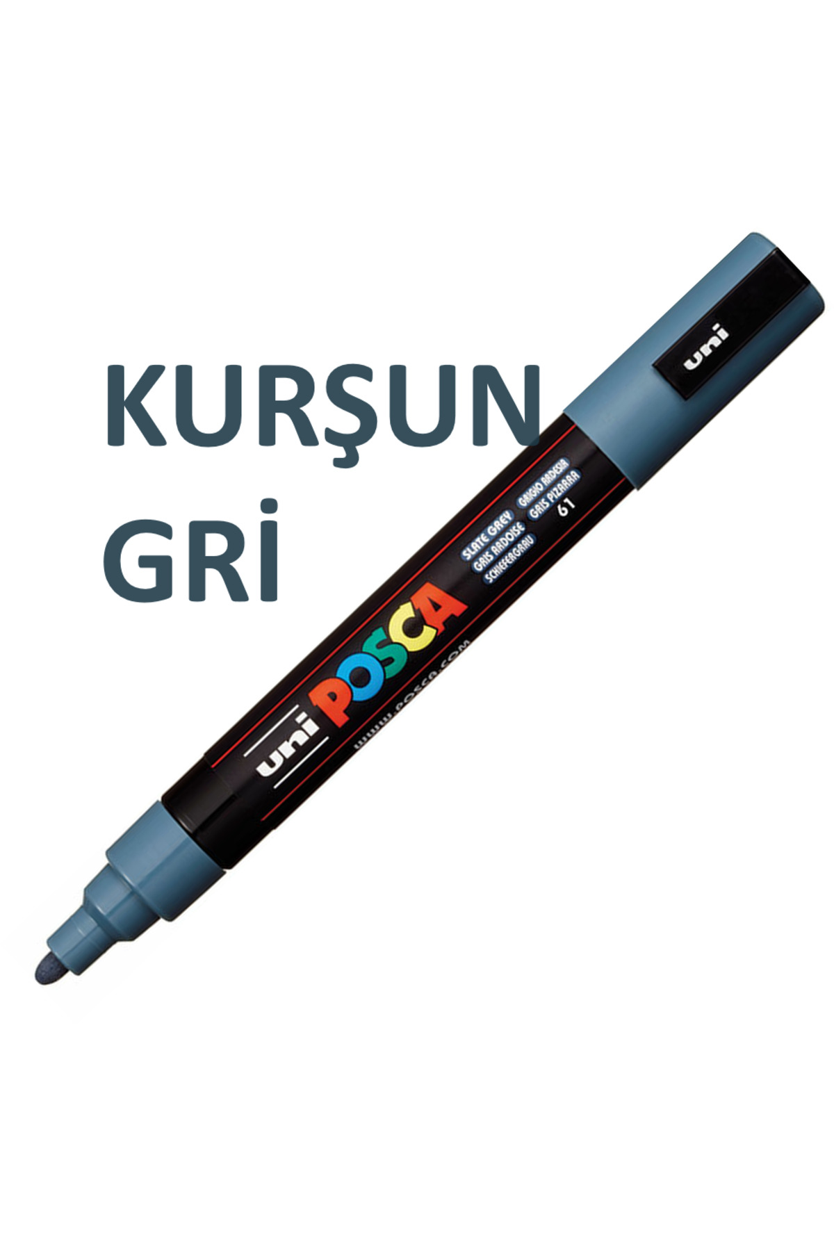 Posca Gunpowder Color Marker Pc-5m (1.8-2.5mm) Poska Pc5m Pc - 5m