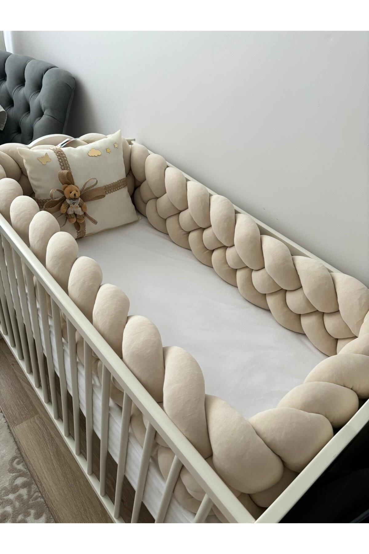 ısıklıtoplarrengarenk örgü korumalık 360 cm 4 örgü acık bej