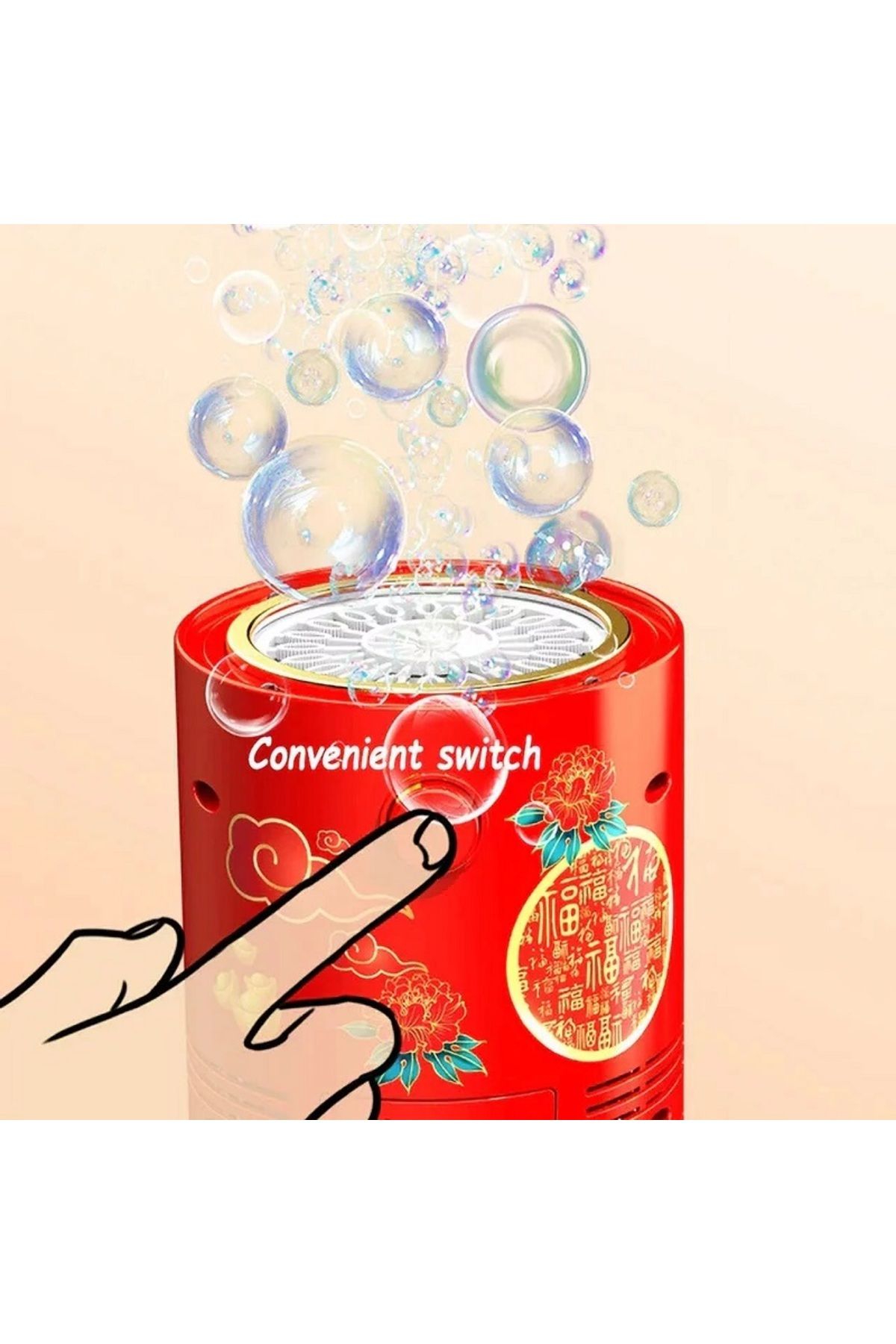 Kuzey-VIP Fire Works Bunne Machine - Automatic Bubble Machine with Sound LED Work 3