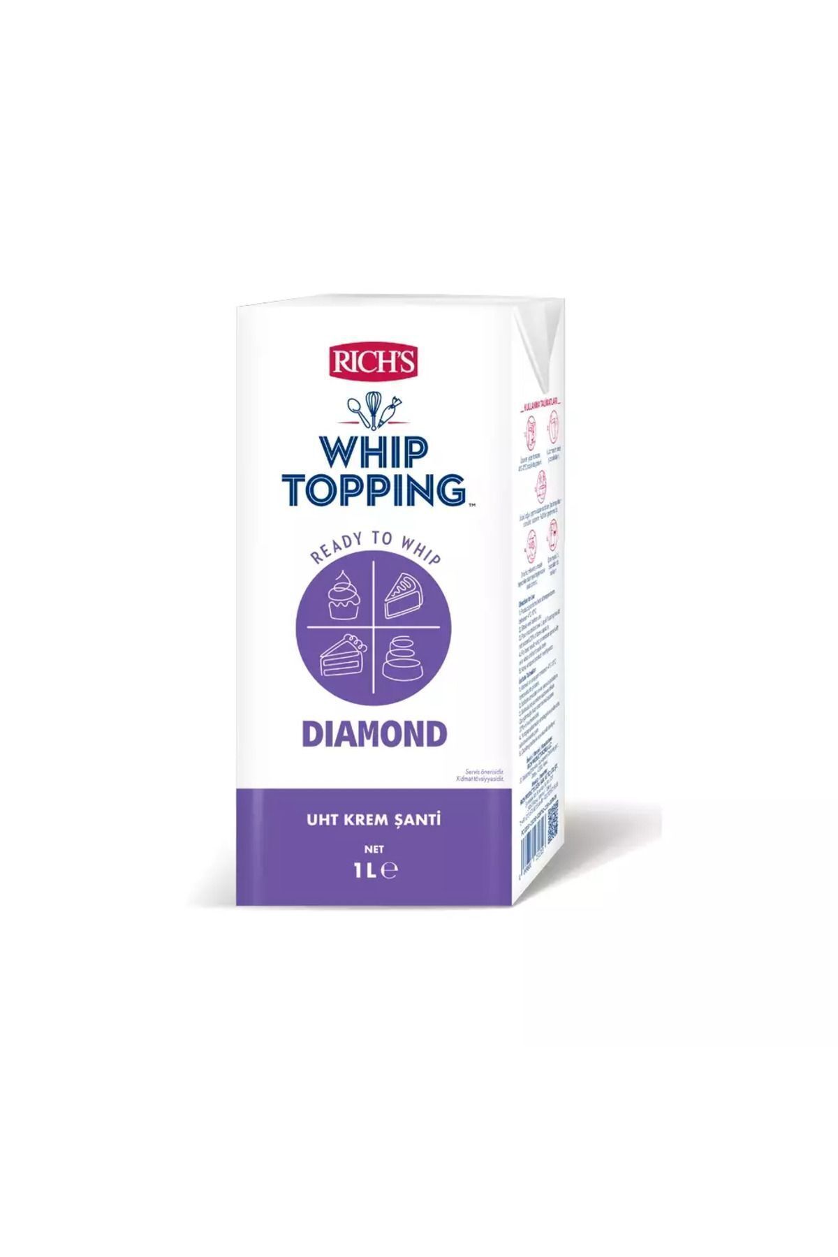 Rich's Rich Whip Topping Diamond Sıvı Şanti 1 Kg.