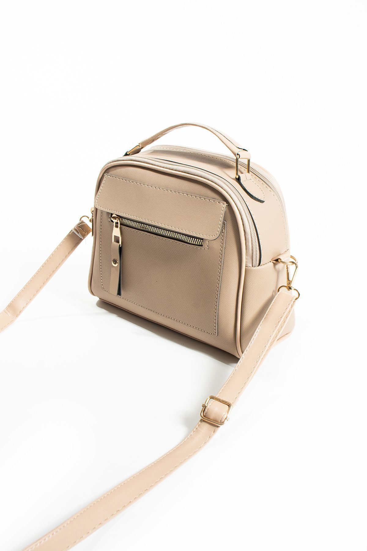 Women's crossbody 3 compartment lined stylish designer handbag and shoulder bag