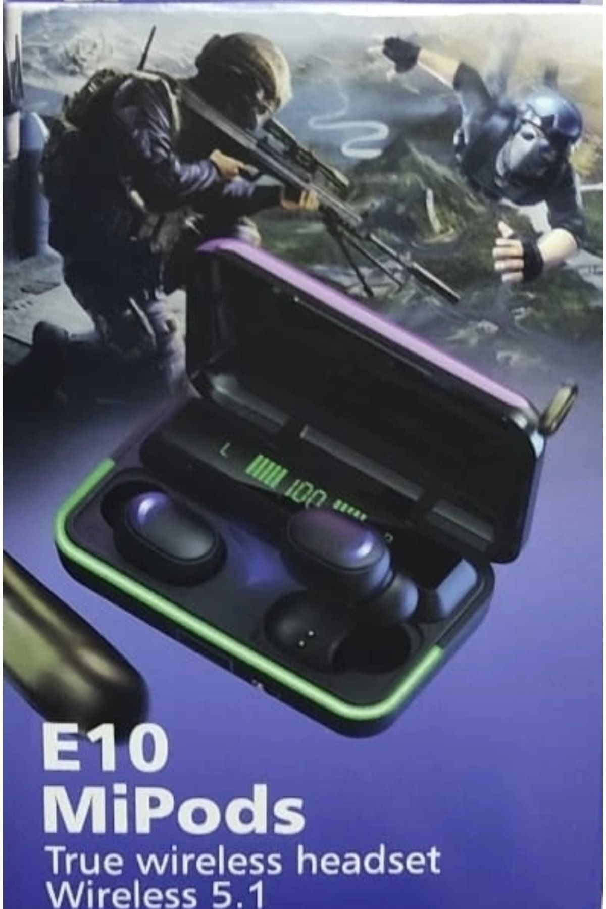 BULALAKSESUAR Müzik E10 Mipods Oyuncu kulaklığı