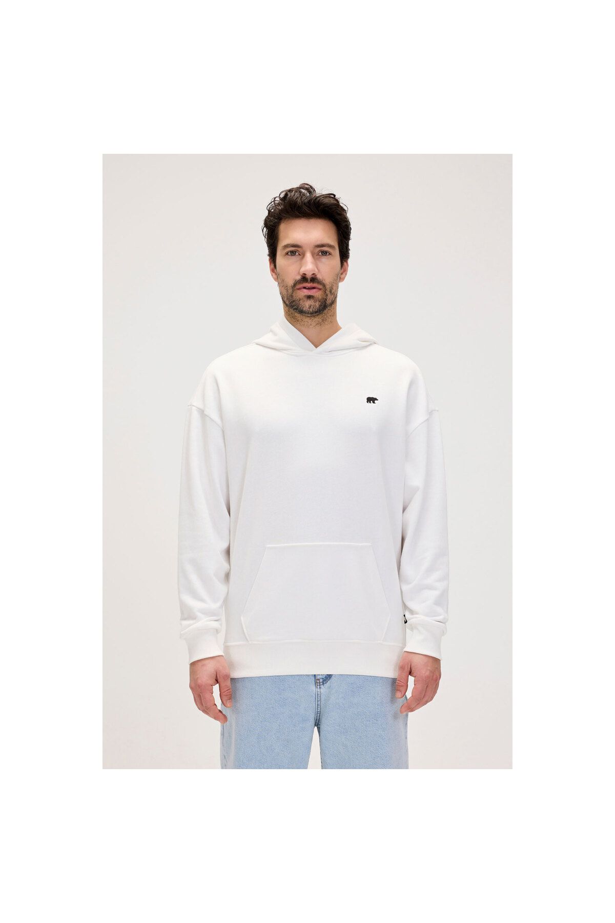 سویشرت مردانه سفید Drake Os 24.02.12.014-c04 Bad Bear