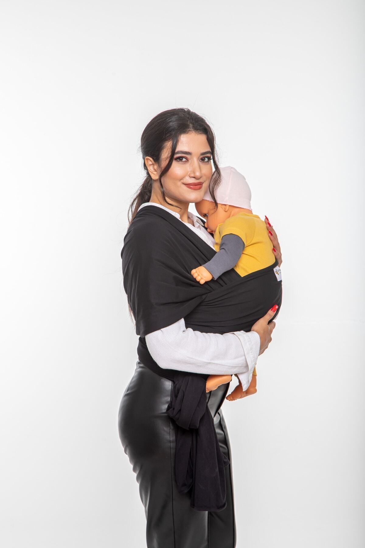 Ari baby textile atelier Arıbaby - Baby Sling - Baby Wrap - Bebek Taşıma Şalı - Esnek Wrap - Ana Kucağı - Portbebe fotoğrafı 3 (önizleme)