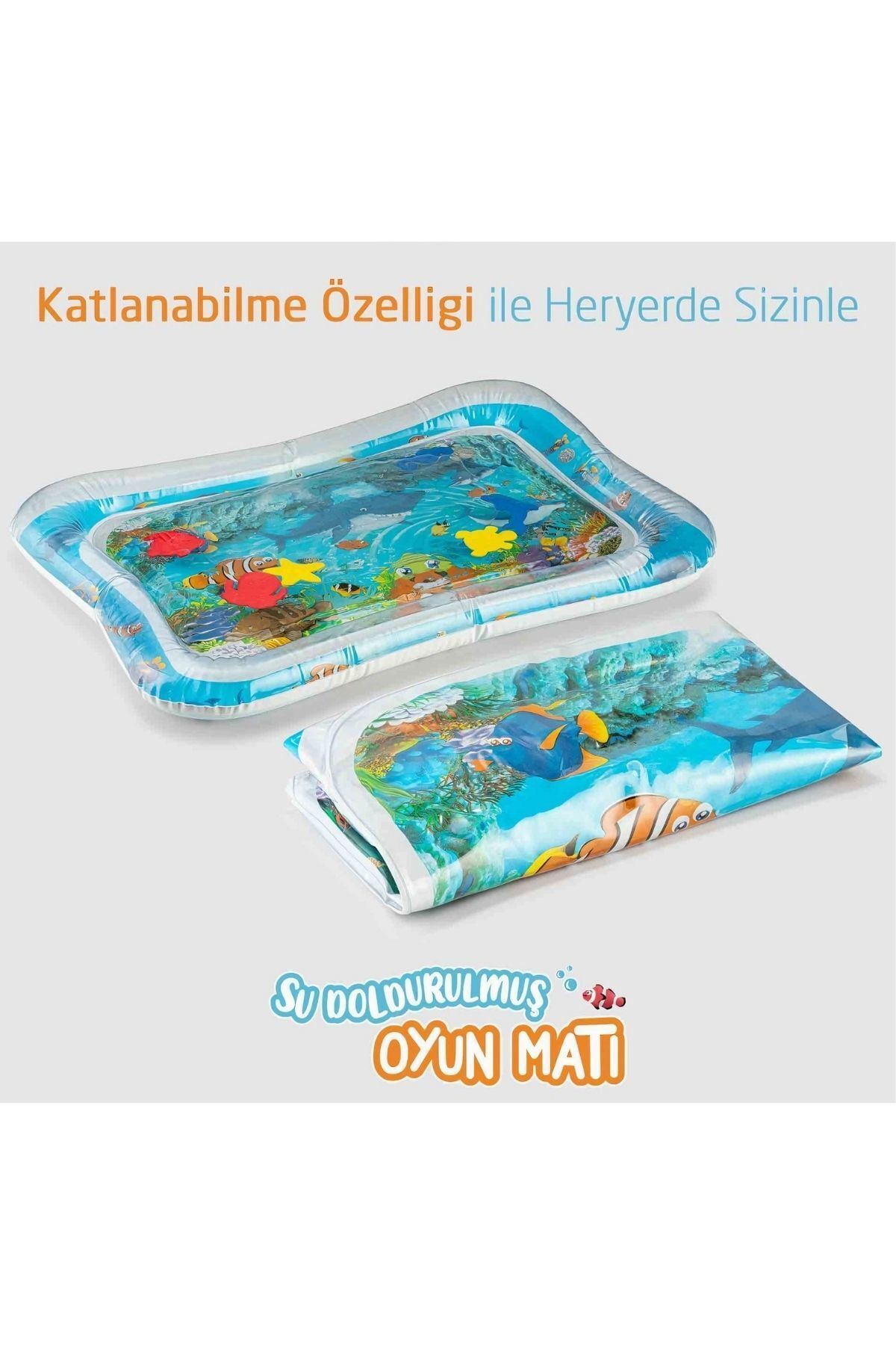 Apexma Bebek Oyun Su Matı (Tummy Time)  - Bebekler İçin Sulu Karın Üstü Oyun Aktivite Seti fotoğrafı 4 (önizleme)