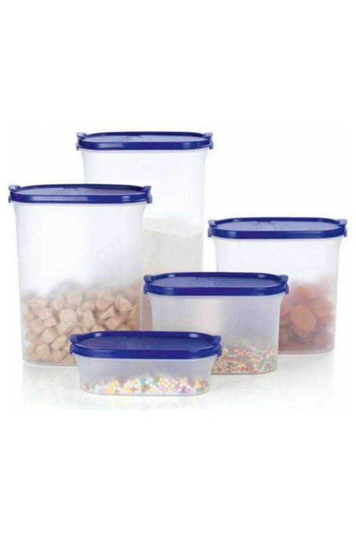 新品★Tupperware スーパーオーバル5個セット Tupperware Oval Saklama Kabı Set 5li - Fiyatı, Yorumları