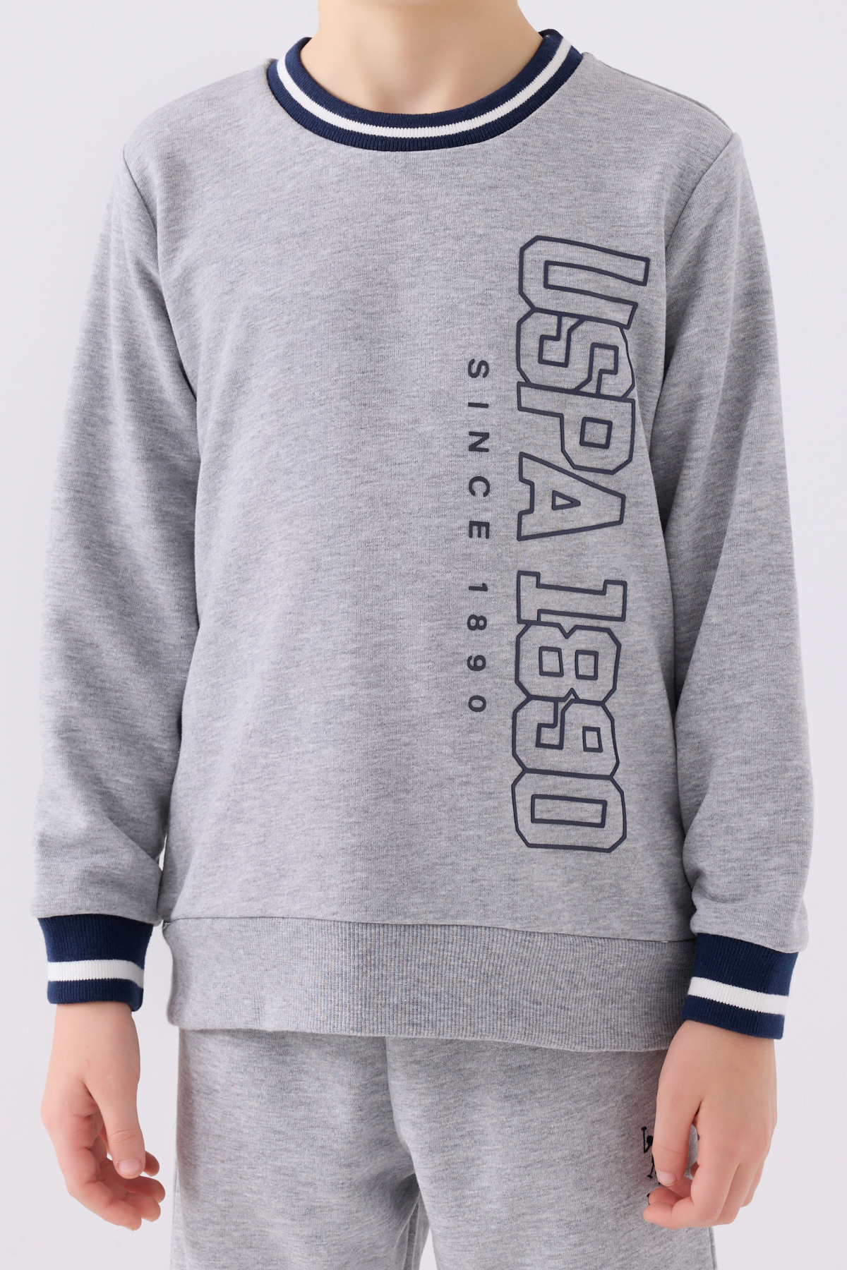 شلوار گرمکن پسرانه خاکستری یو اس پولوU.S. Polo Assn. | EREN1939 اورجینال - تصویر 3