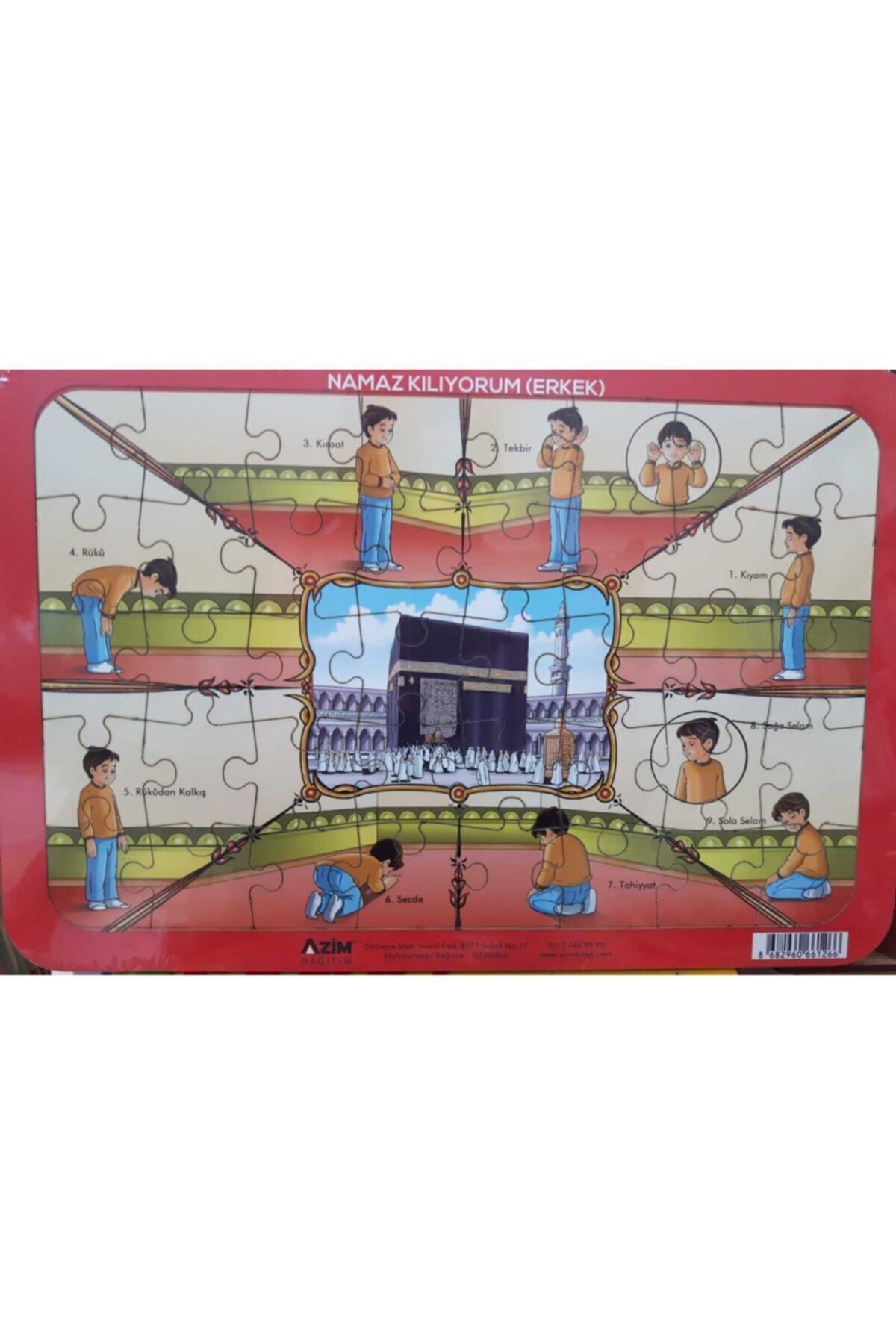 Genel Markalar Ahşap Puzzle - Namaz Kılıyorum(erkek)