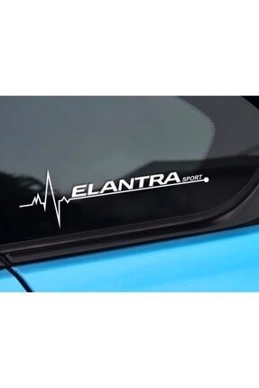 Hyundai Elantra Yan Cam Sticker Oto Kapı Çıkartma Tuning Aksesuar 20 Cm X 7 Cm 208189