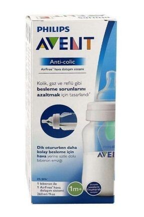 Biberon Anti-colic Pp Classic Emzik 260ml | 1 Ay Üzeri, 1 Adet PHL5282