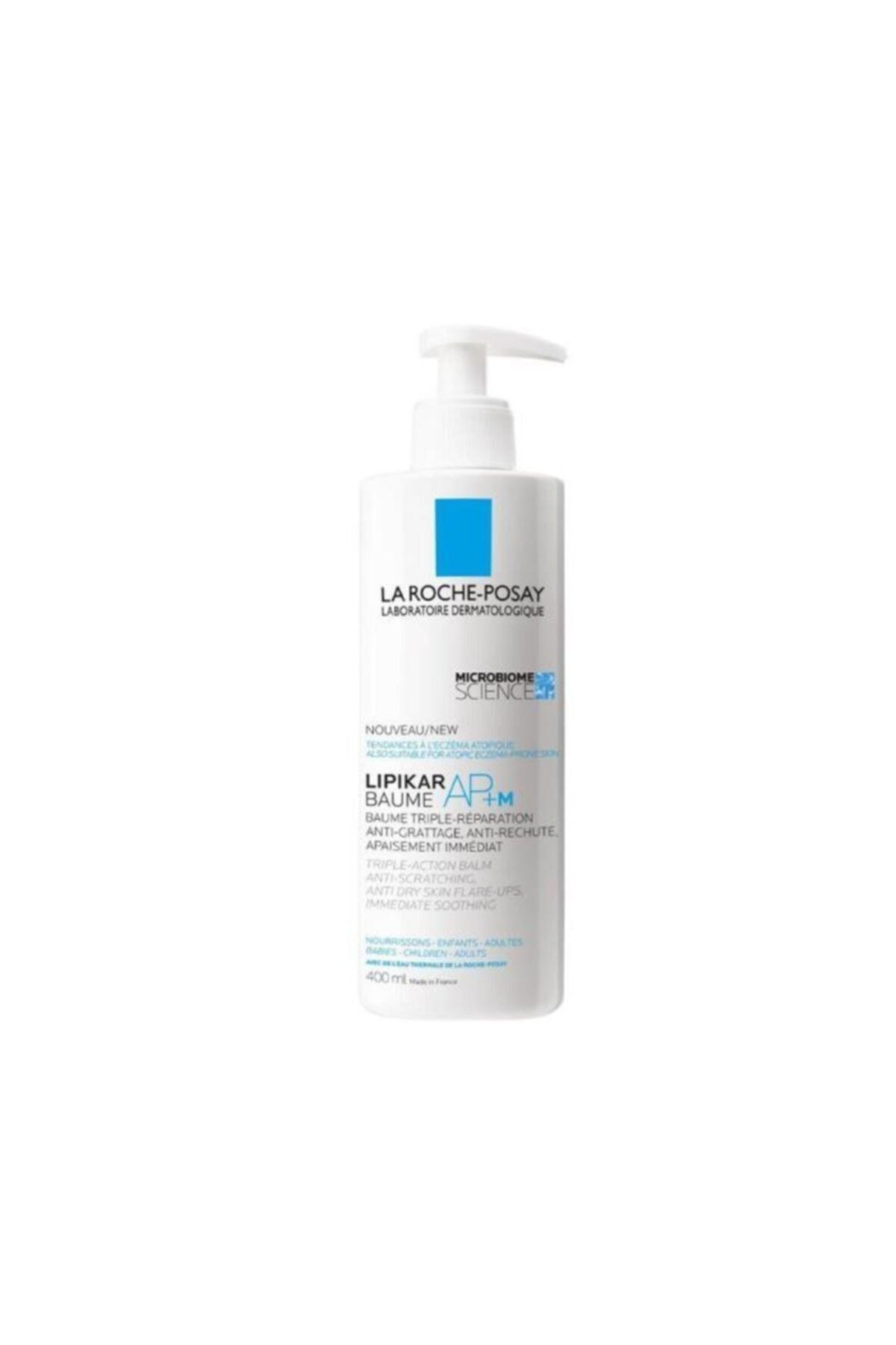 La Roche Posay بالم مرطوب‌کننده ویژه صورت و بدن Lipikar Baume AP+ M برای پوست خشک 400 میلی‌لیتر