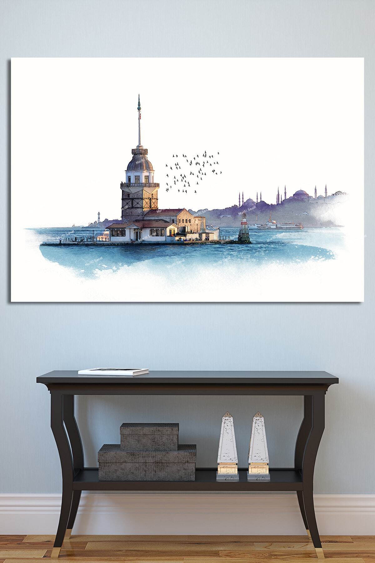 Kız Kulesi İstanbul Sanatsal Kanvas Tablo