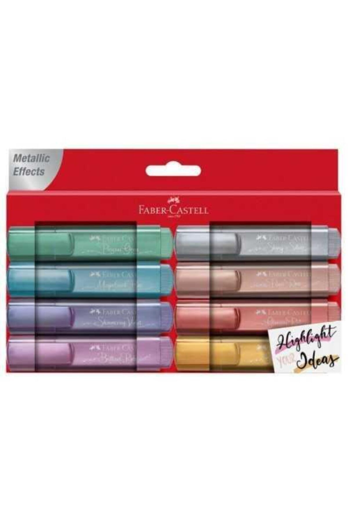 Ручка-хайлайтер Faber Castell Faber-castel 46, 8 цветов, коробка 4005401546894мк