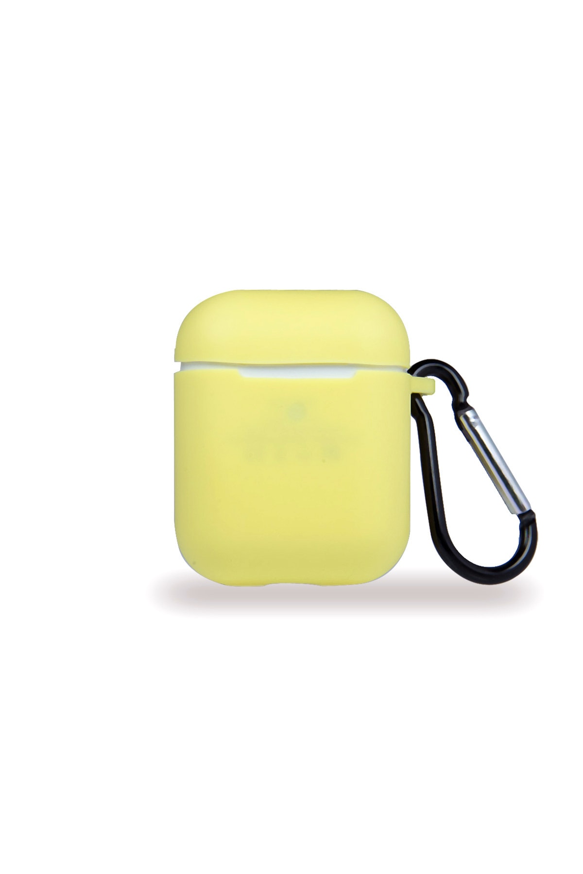 Apple Airpods Renkli ve Askılı Silikon Kılıf - Sarı
