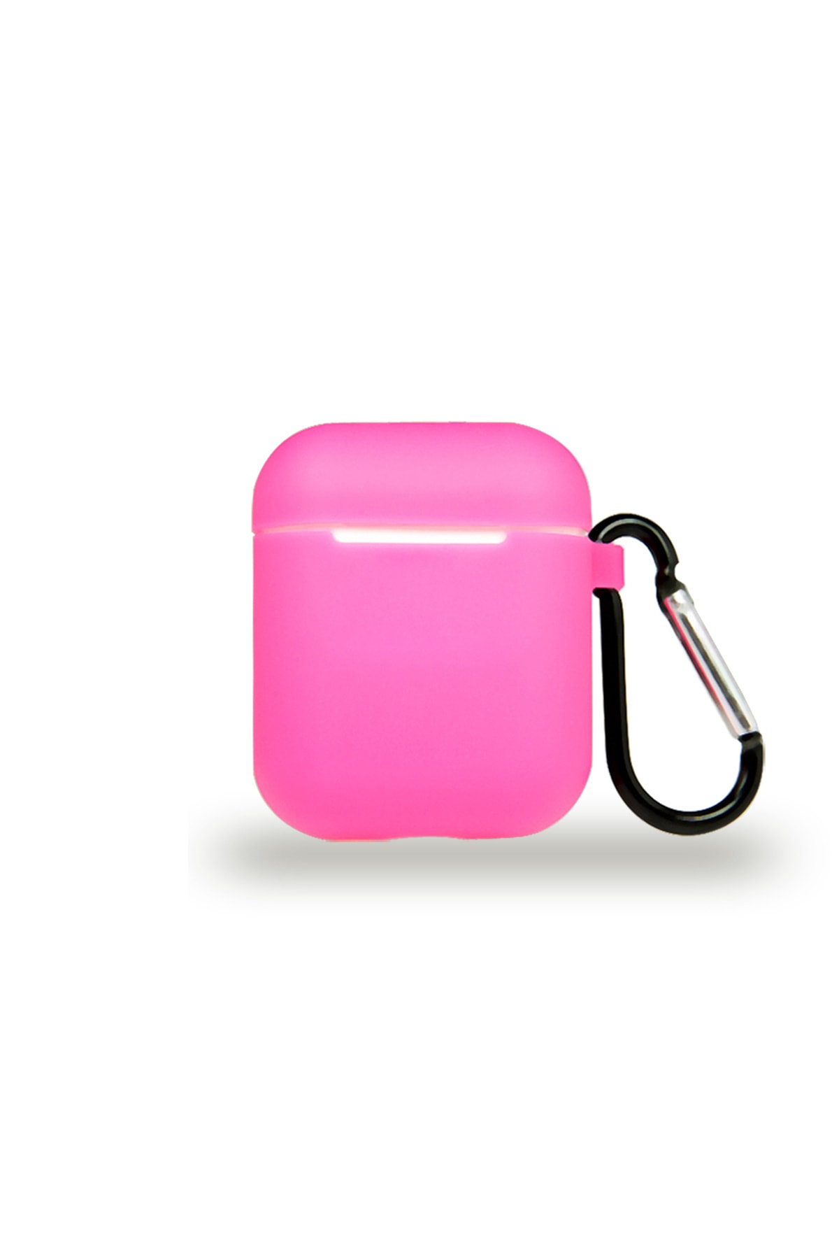 Apple Airpods Renkli ve Askılı Silikon Kılıf - Pembe