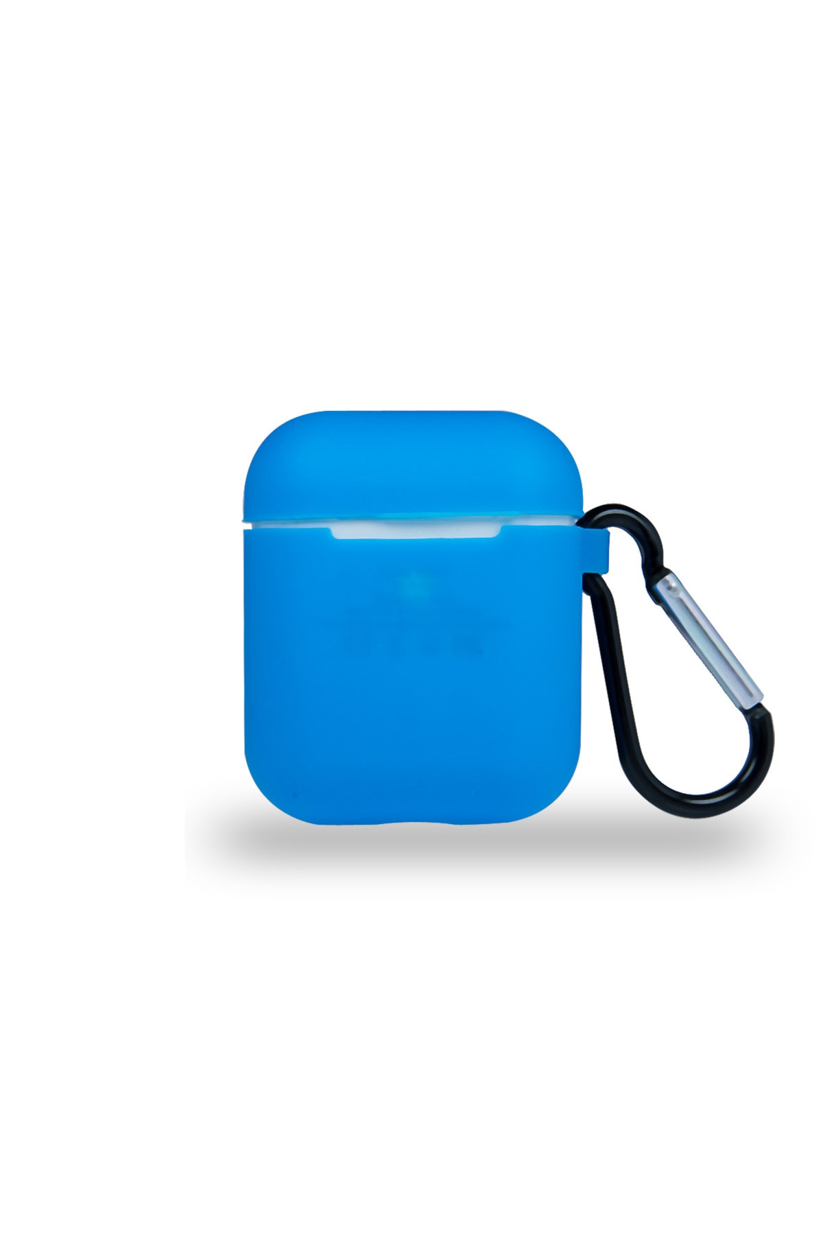 Apple Airpods Renkli ve Askılı Silikon Kılıf - Mavi