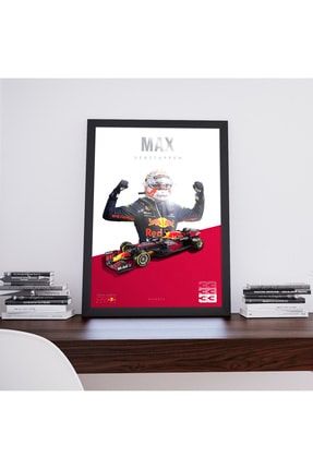 Max Verstappen 33 Red Bull Poster Tablo, Formula 1, Dijital Tasarım Tablo KYNCKMAXVER33