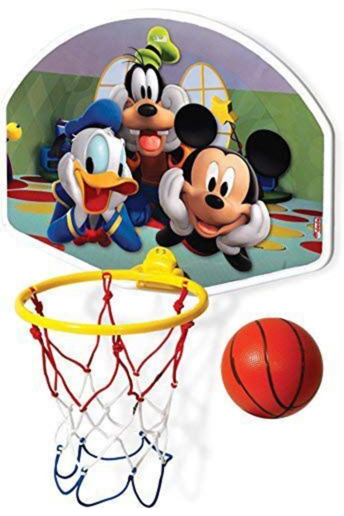 EVGARAJ Mickey Mouse Orta Boy Çocuk Basketbol Potası Oyuncak Basket Potası