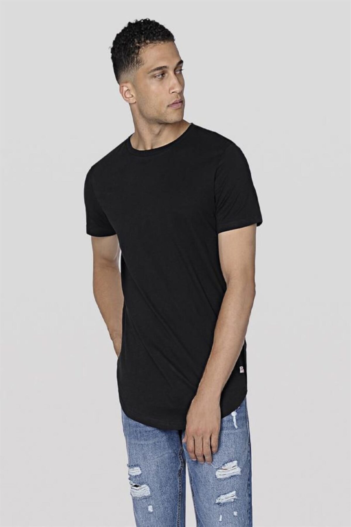 تیشرت مردانه مشکی جک اند جونز | 12113648 اورجینال - تصویر 2