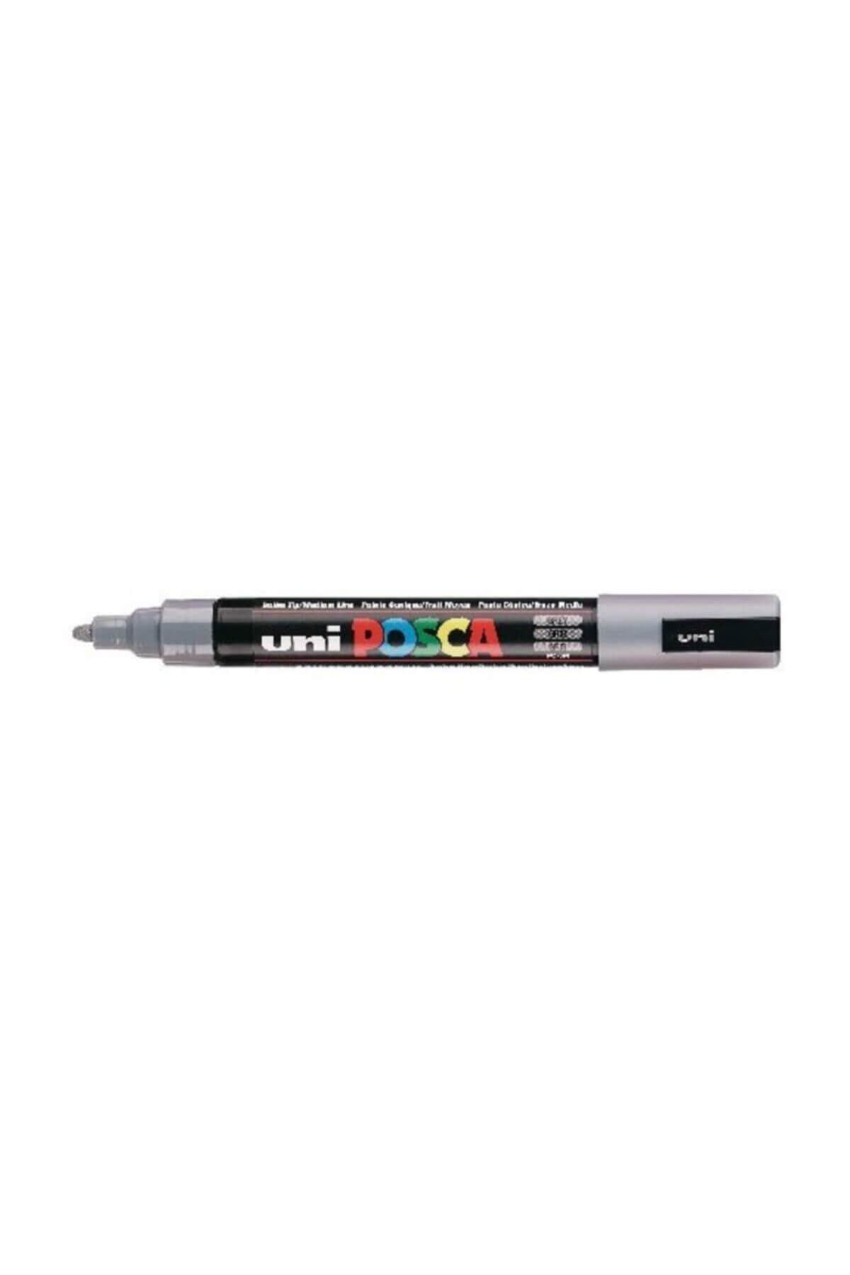 Uni Posca-قلم رسم بوسكا PC-5M مقاس 1.8-2.5 ملم رمادي 1