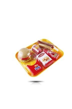 Oyuncak Tepsili Hamburger - Sandiviç Set Bp-568 6590.00006
