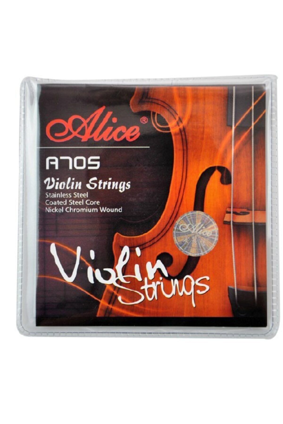 Alice-مجموعة سلسلة الكمان موديل A-705 - تناسب جميع الكمانات 4