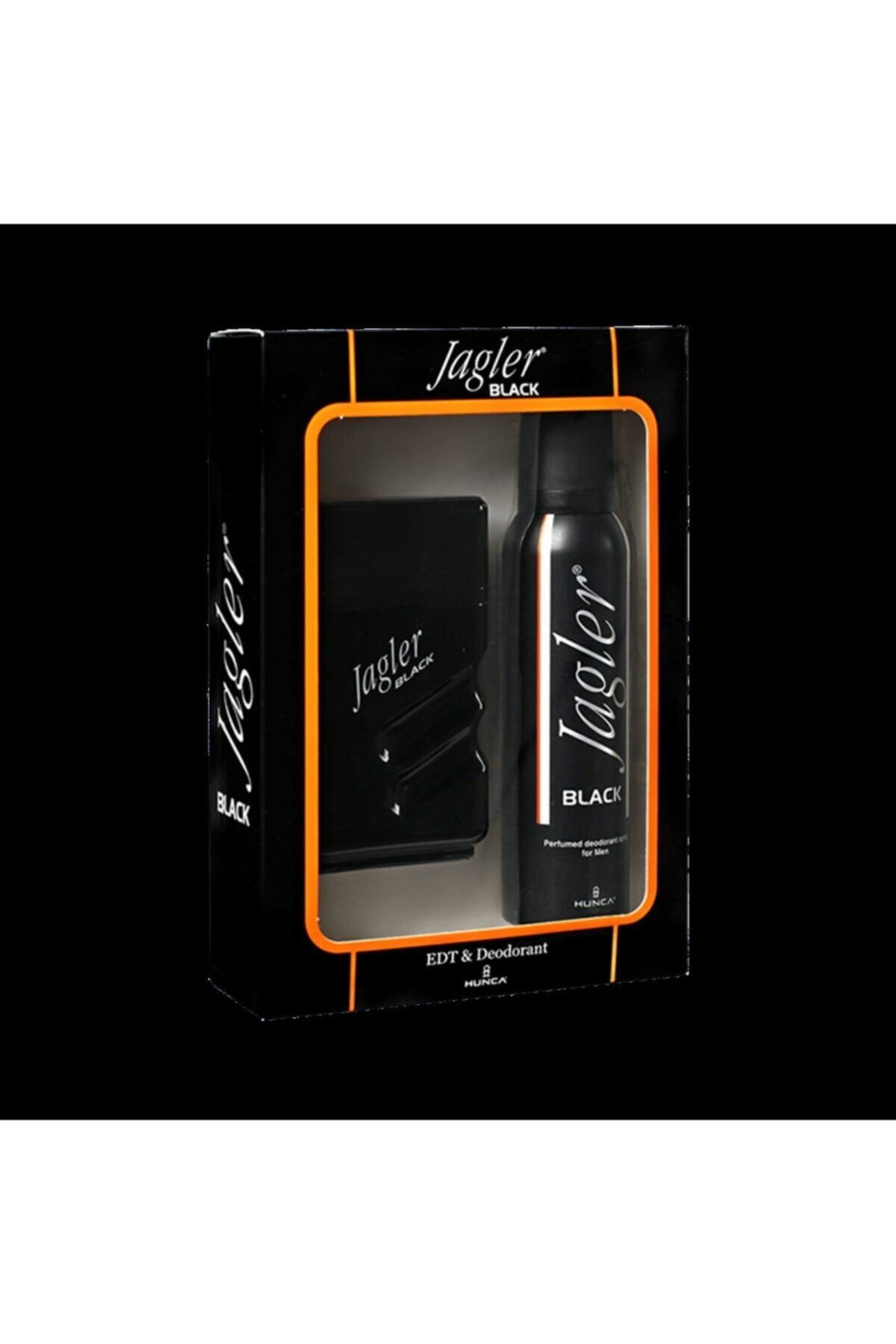 عطر مردانه سیاه 90 میلی لیتر و دئودورانت 150 میلی لیتر Jagler