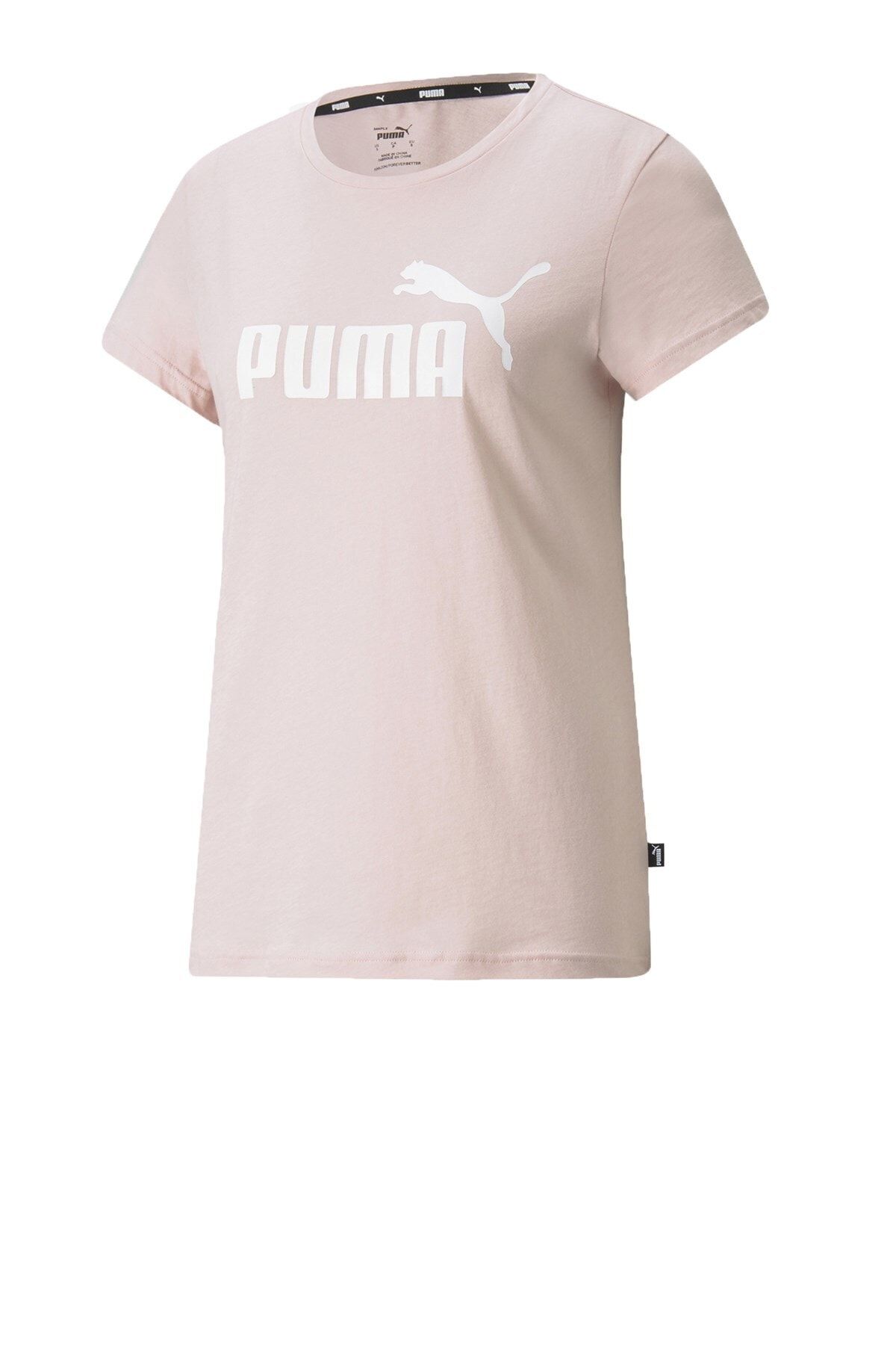 Puma Ess Logo Kadın Tişört 58677536