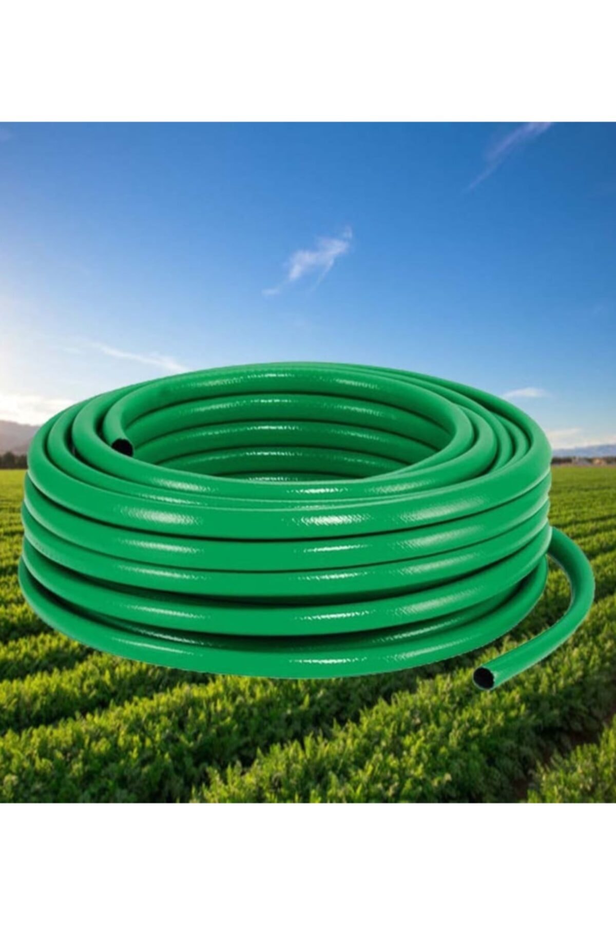 10 Metre New Garden Pvc 1/2" Bahçe Sulama Hortumu Çift Katlı Hortum Yarım Parmak